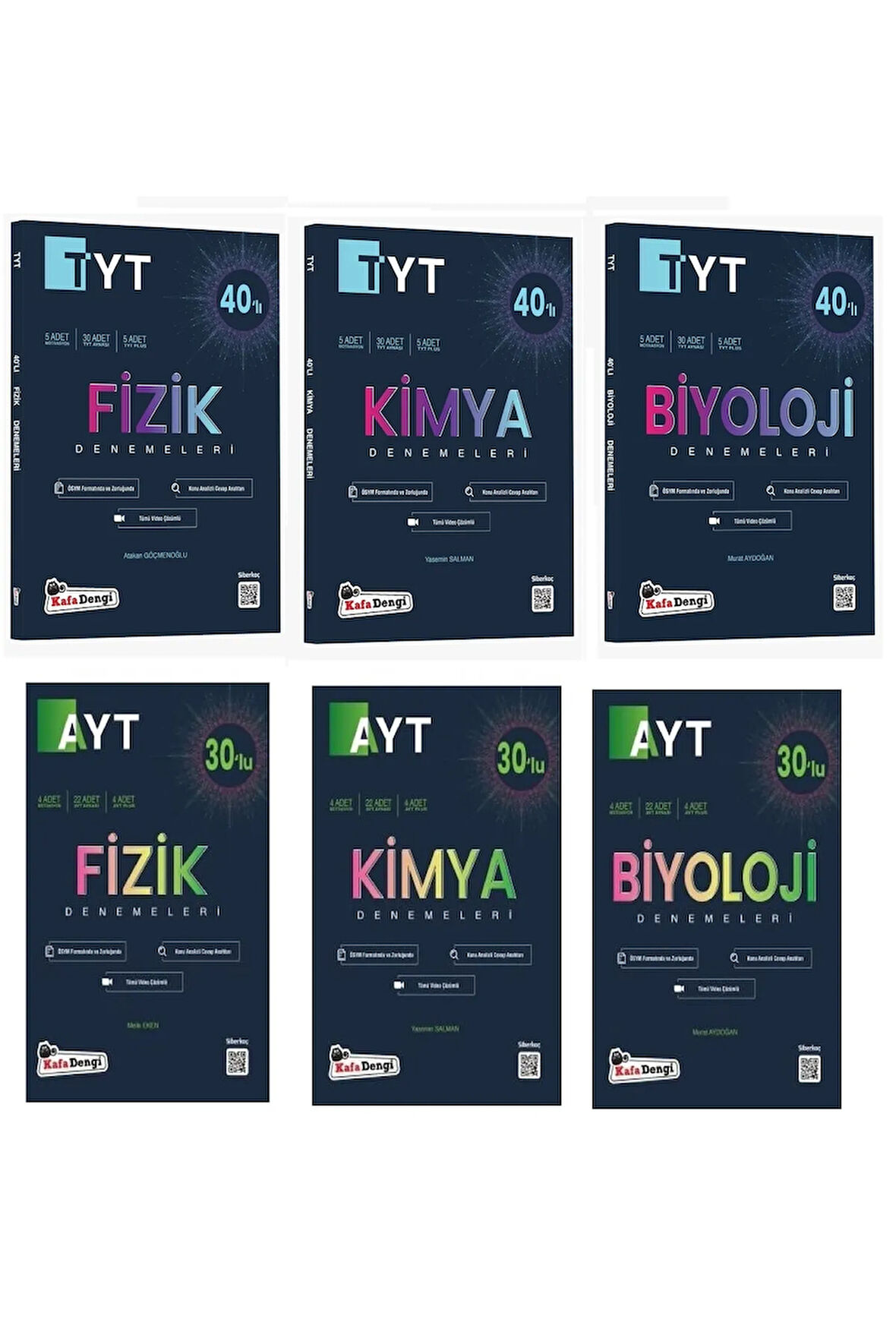 Kafadengi Tyt Ayt Fizik Kimya Biyoloji Branş Deneme Seti 2023