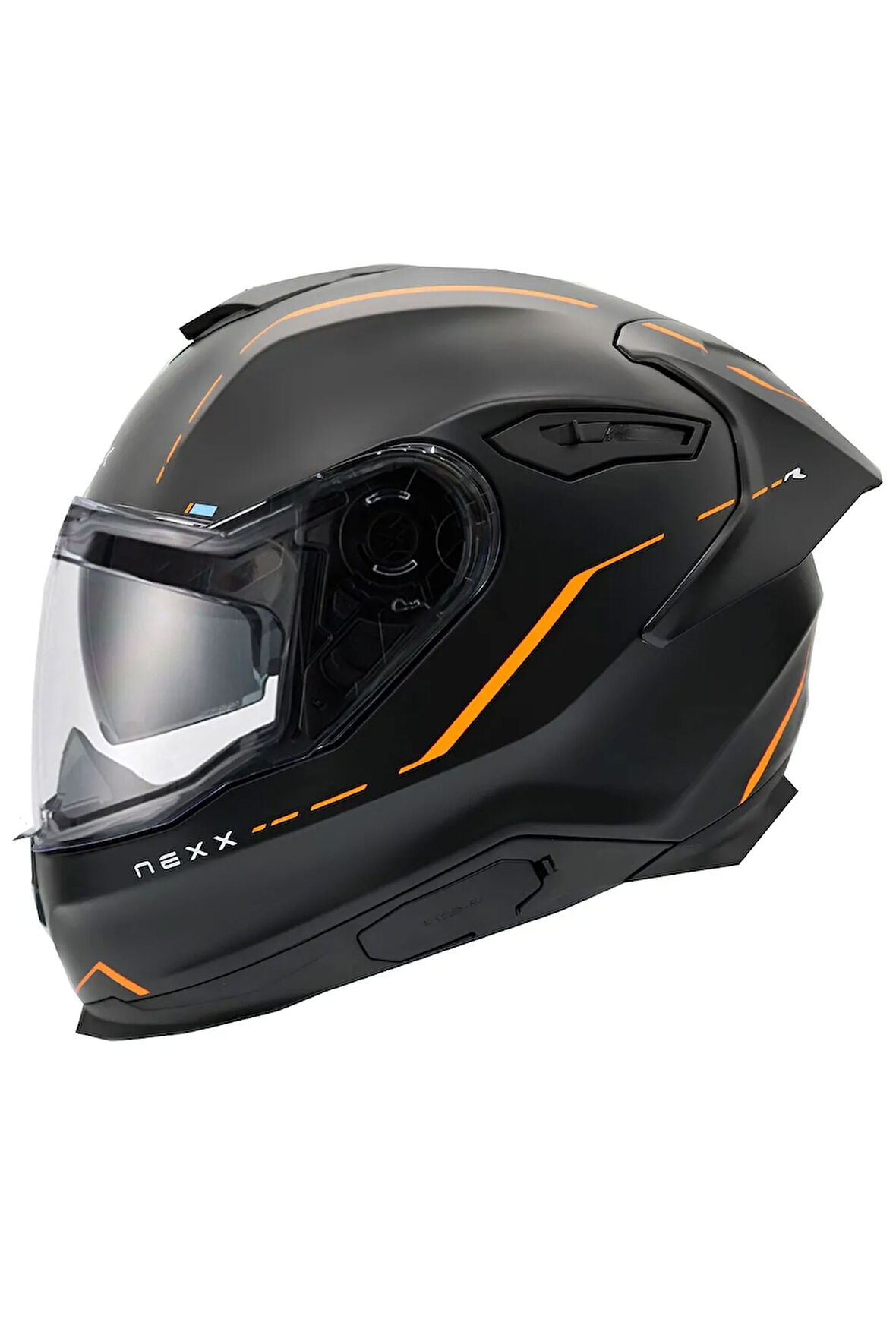 Y.100r React Mat Siyah- Kask
