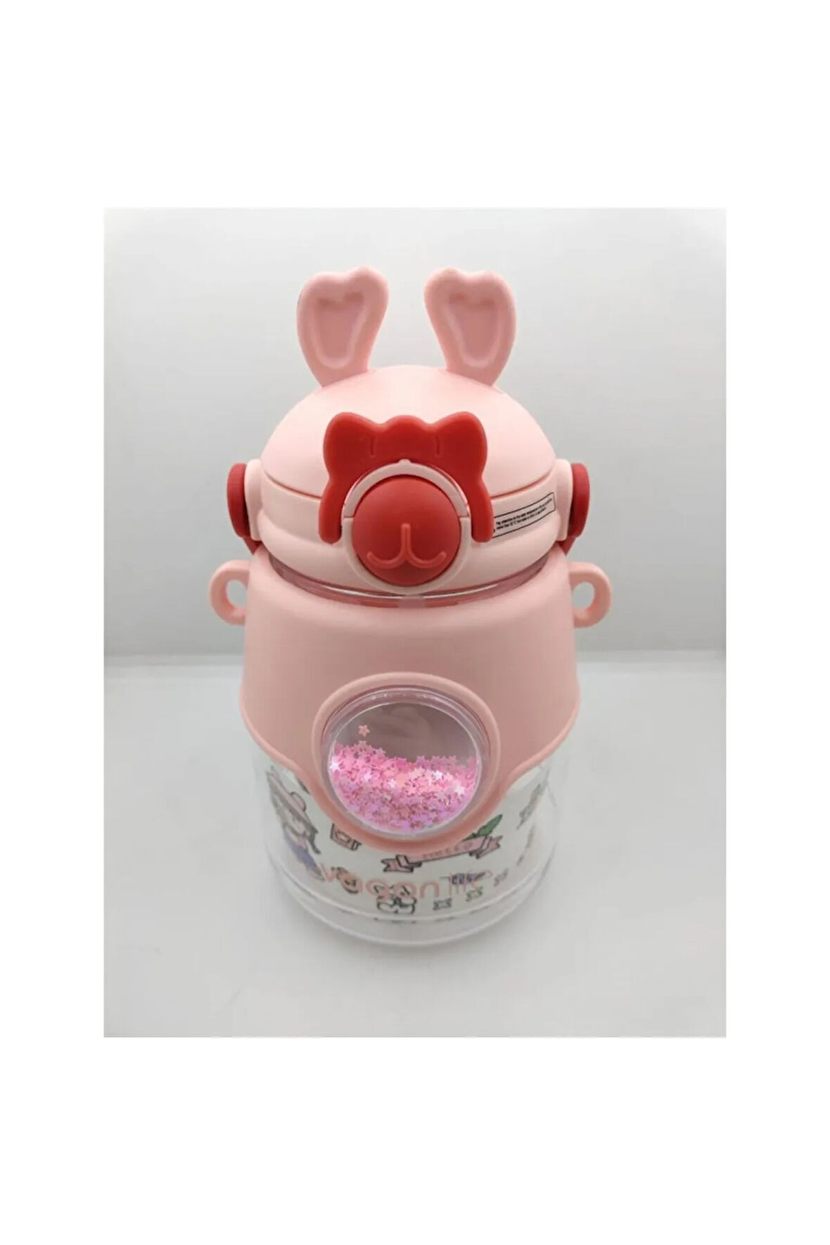 Coco Smile Cocosmile Özel Kutulu 630 ml Pipetli Robot Temalı Tritan Su Matarası -Boyun Askılı Mavi