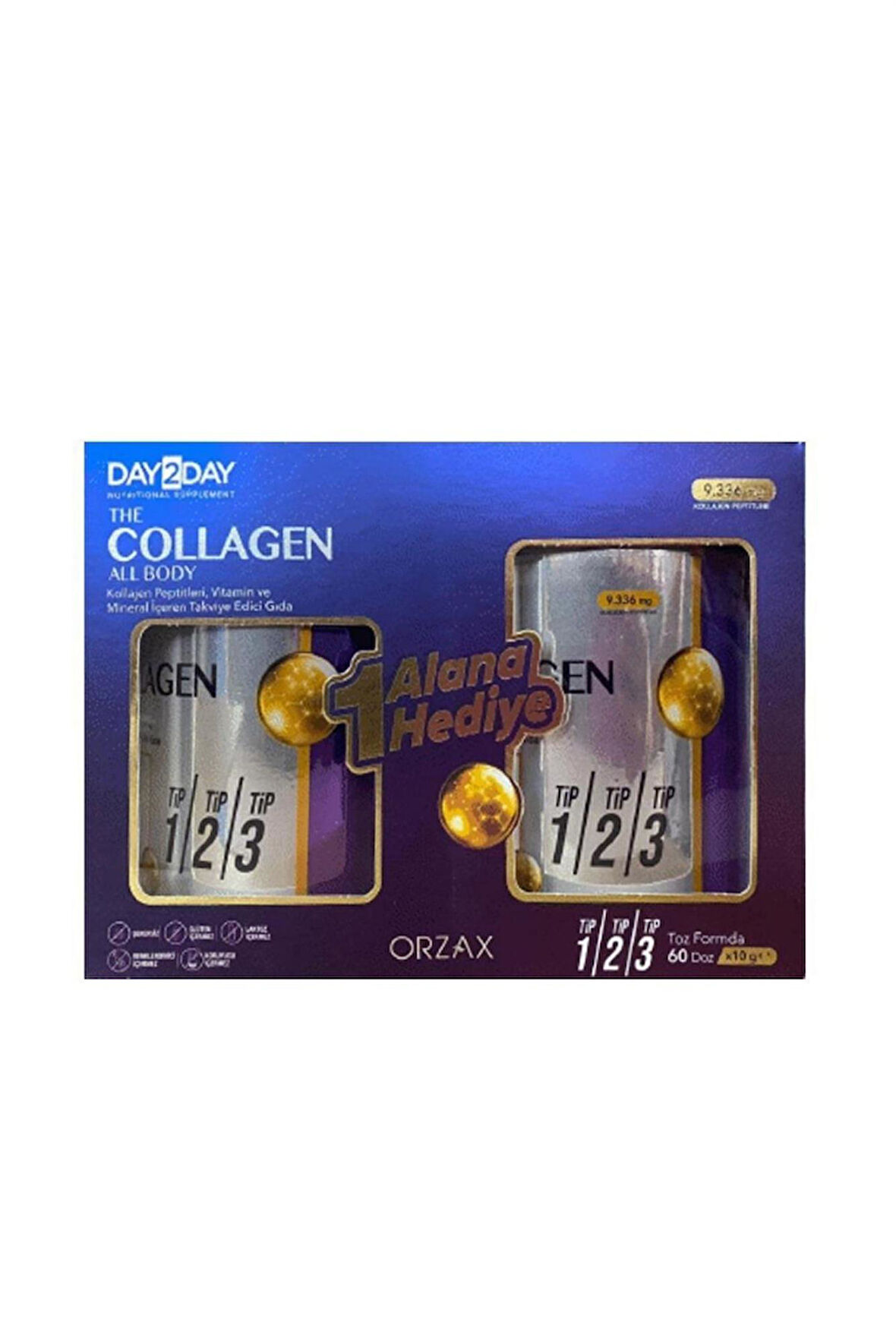 Day2day The Collagen All Body Toz 300 gr - 1 Alana 1 Hediye