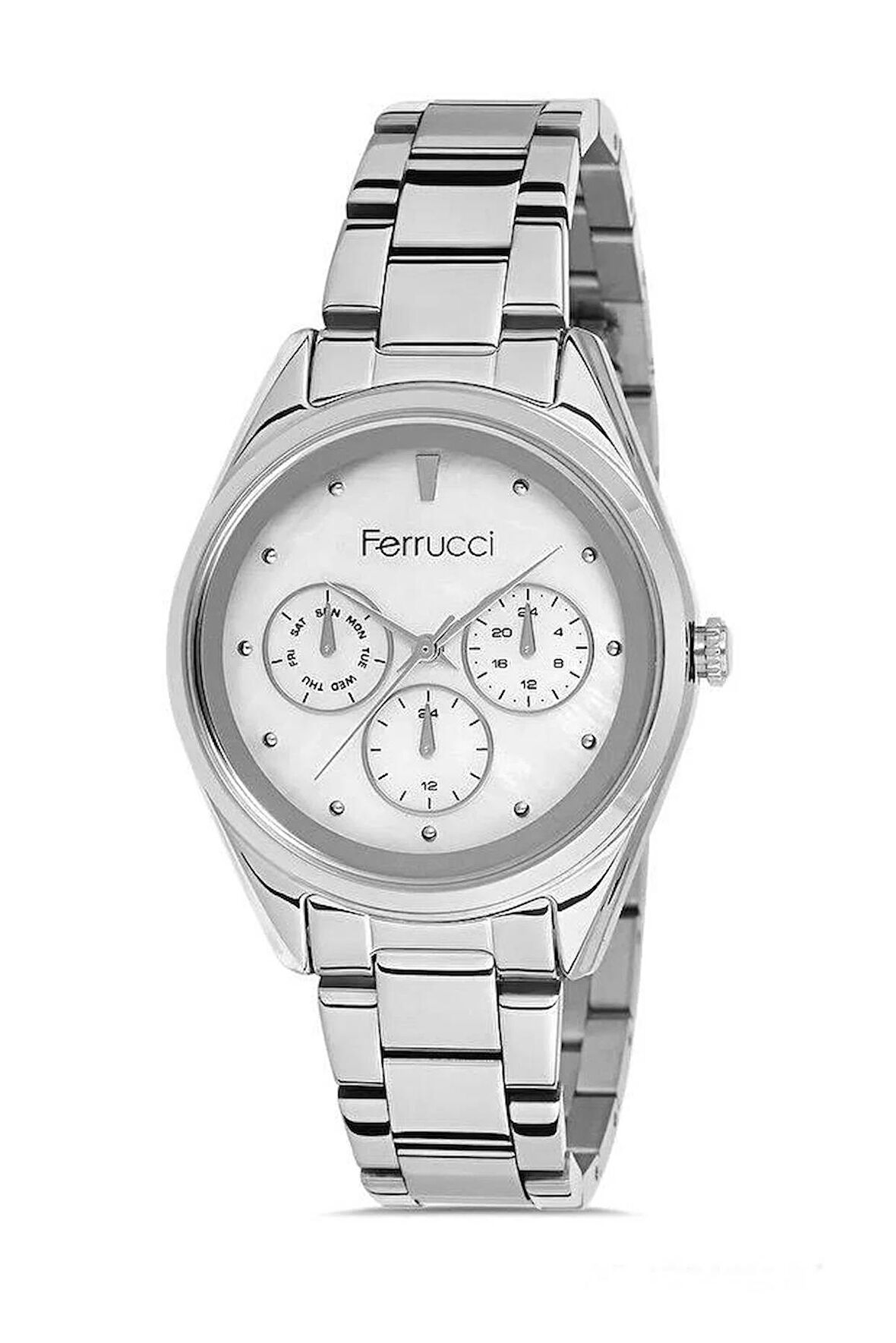 Ferrucci 1.Sınıf Çelik Yeni Sezon Su Geçirmez Şık Kadın Kol Saat