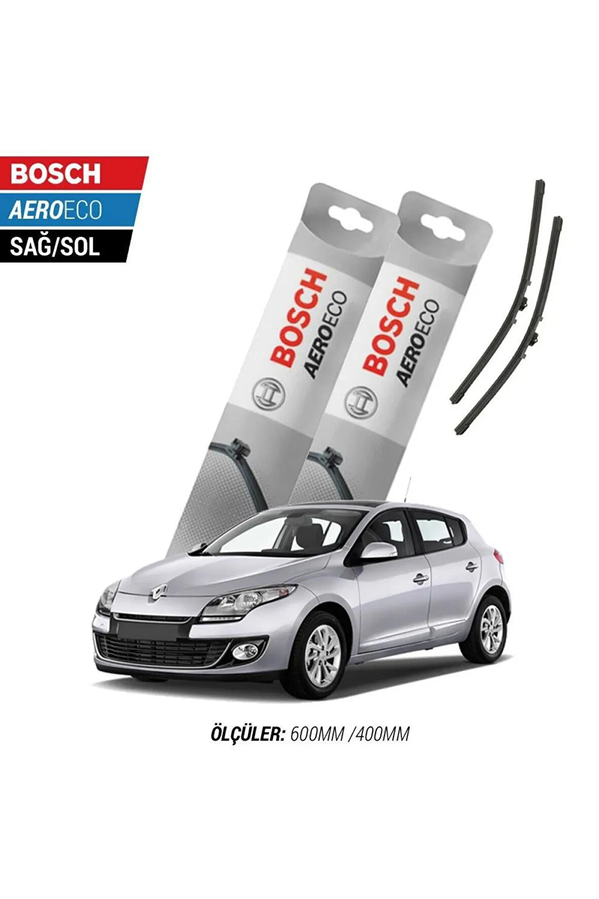 Renault Megane 3 2014 Model Bosch Aeroeco Muz Silecek Takımı