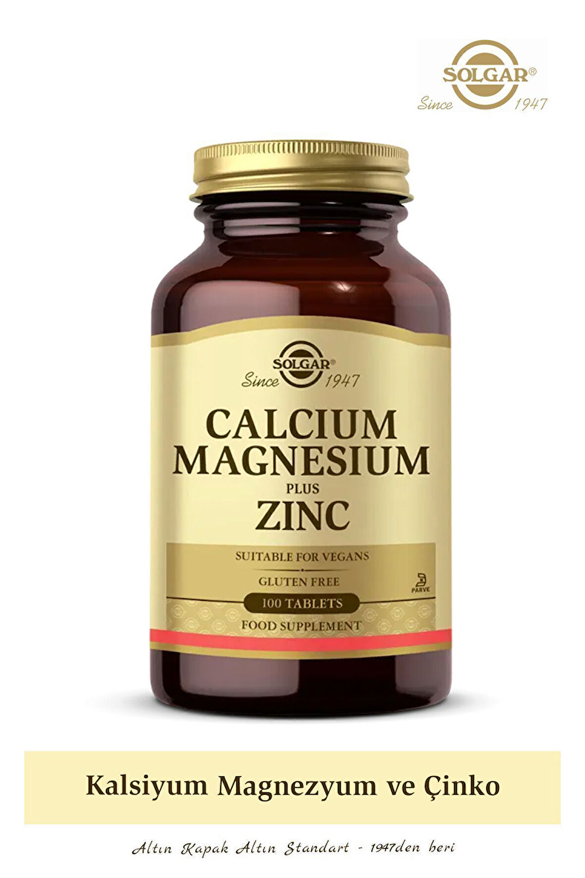 Calcium Magnesium Plus Zinc 100 Tablet(kalsiyum Magnesyum Magnezyum Plas Zink)