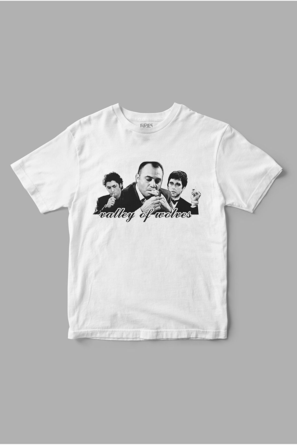 "Valley of Wolves" Kurtlar Vadisi Tony Montana Scarface Polat Çakır Baskılı Tişört