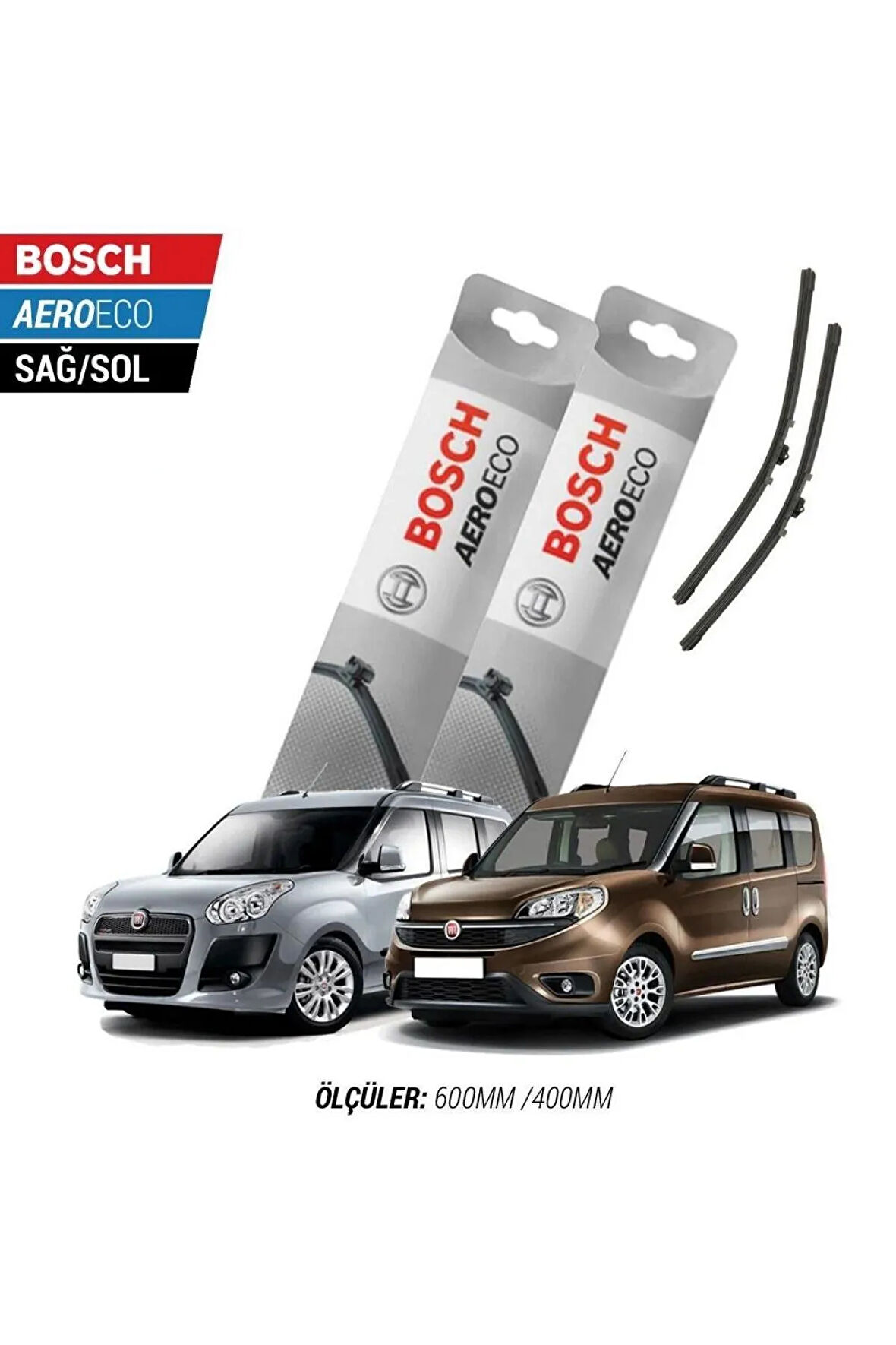 Fiat Doblo 2017 Model Bosch Aeroeco Muz Silecek Takımı