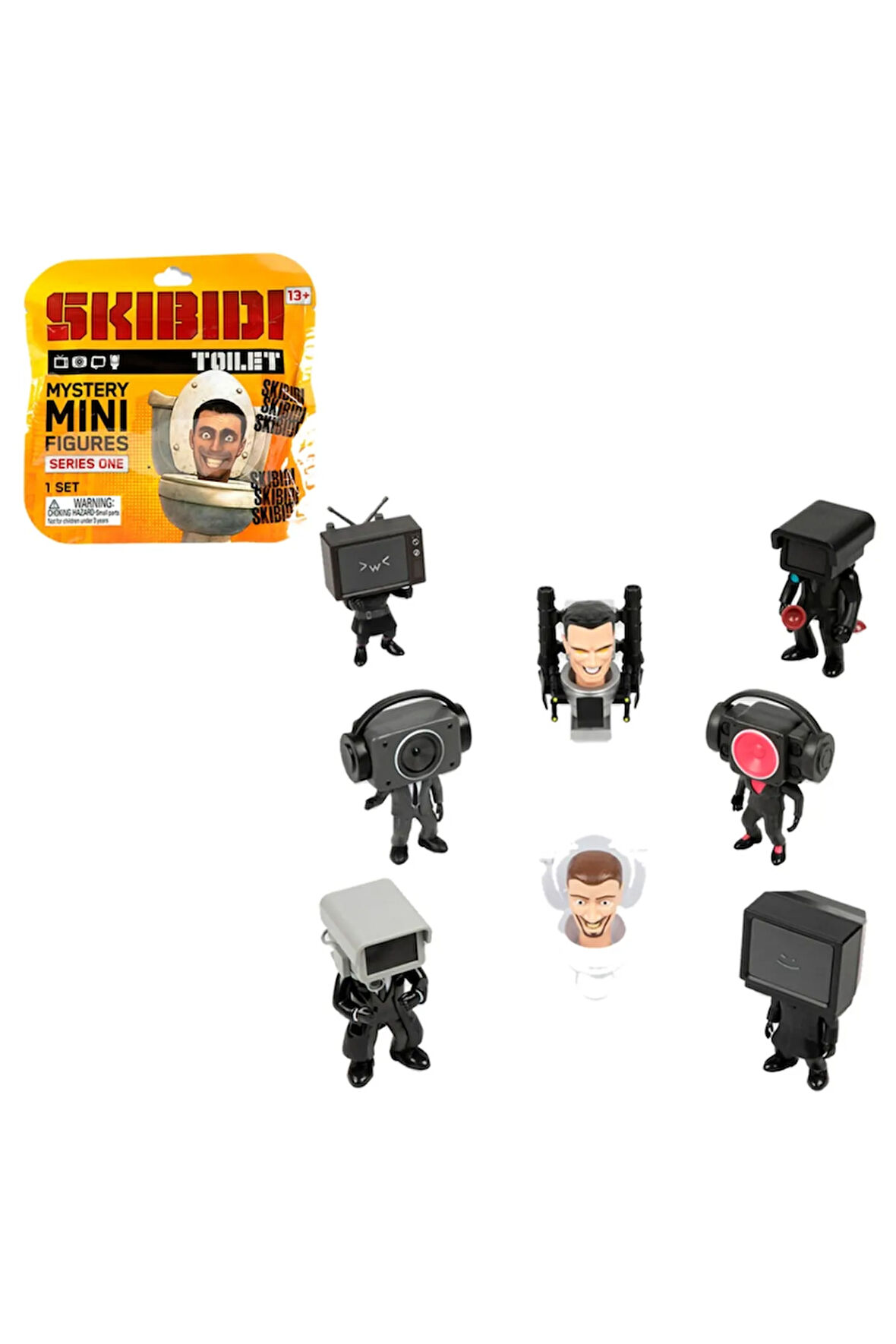 Nessiworld Skibidi Toilet Mini Sürpriz Figür