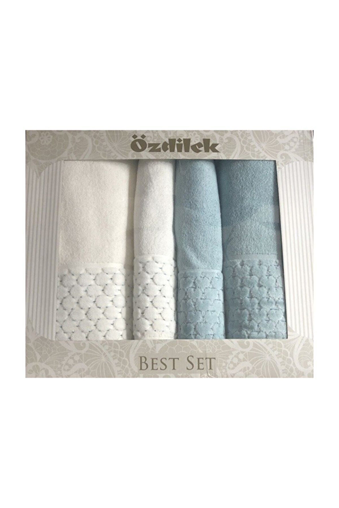 Özdilek Adria Best Set Banyo Takımı Krem/k.mint-mint