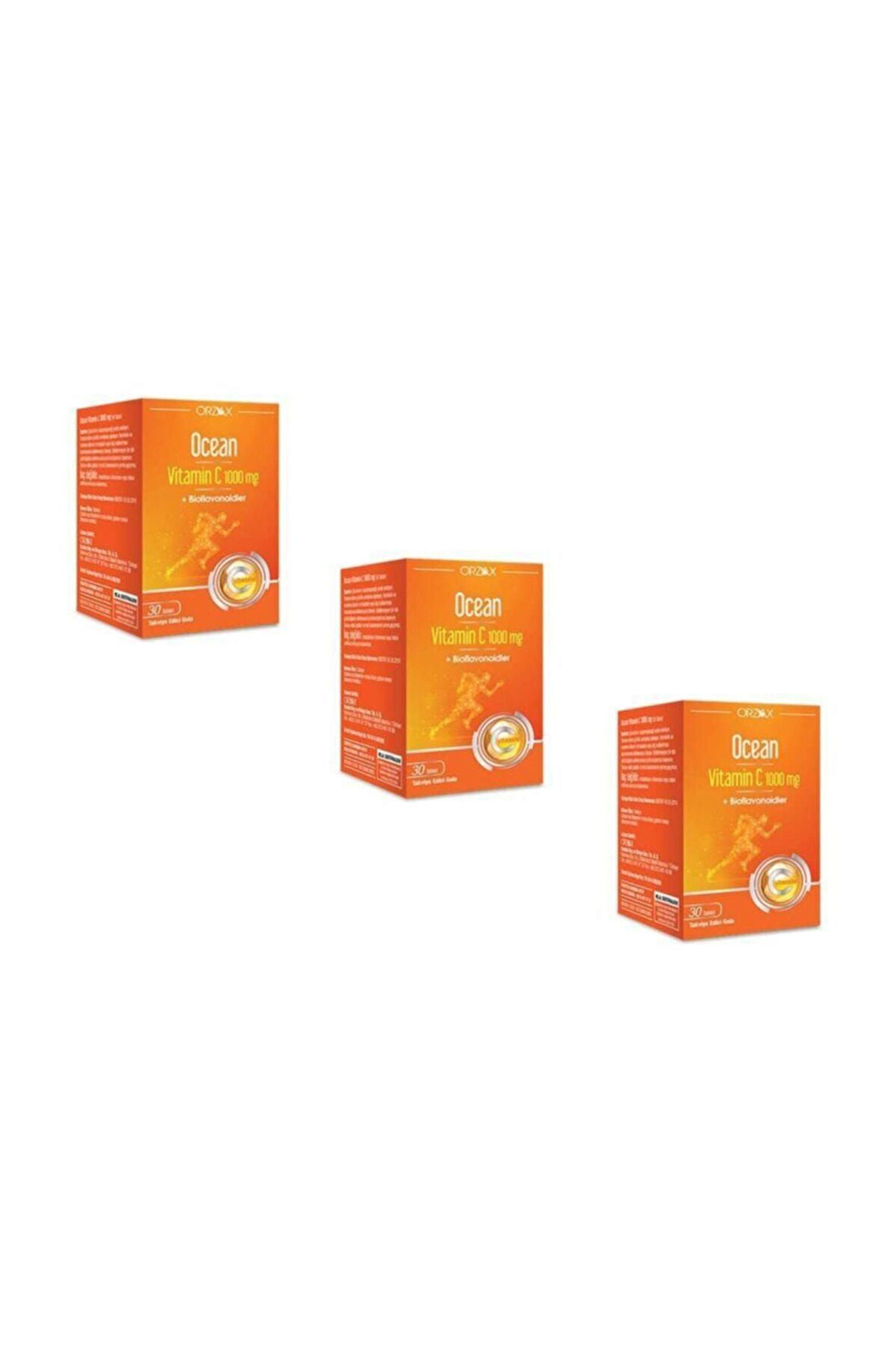 Ean Vitamin C 1000 Mg 30 Tablet 3'lü Paket