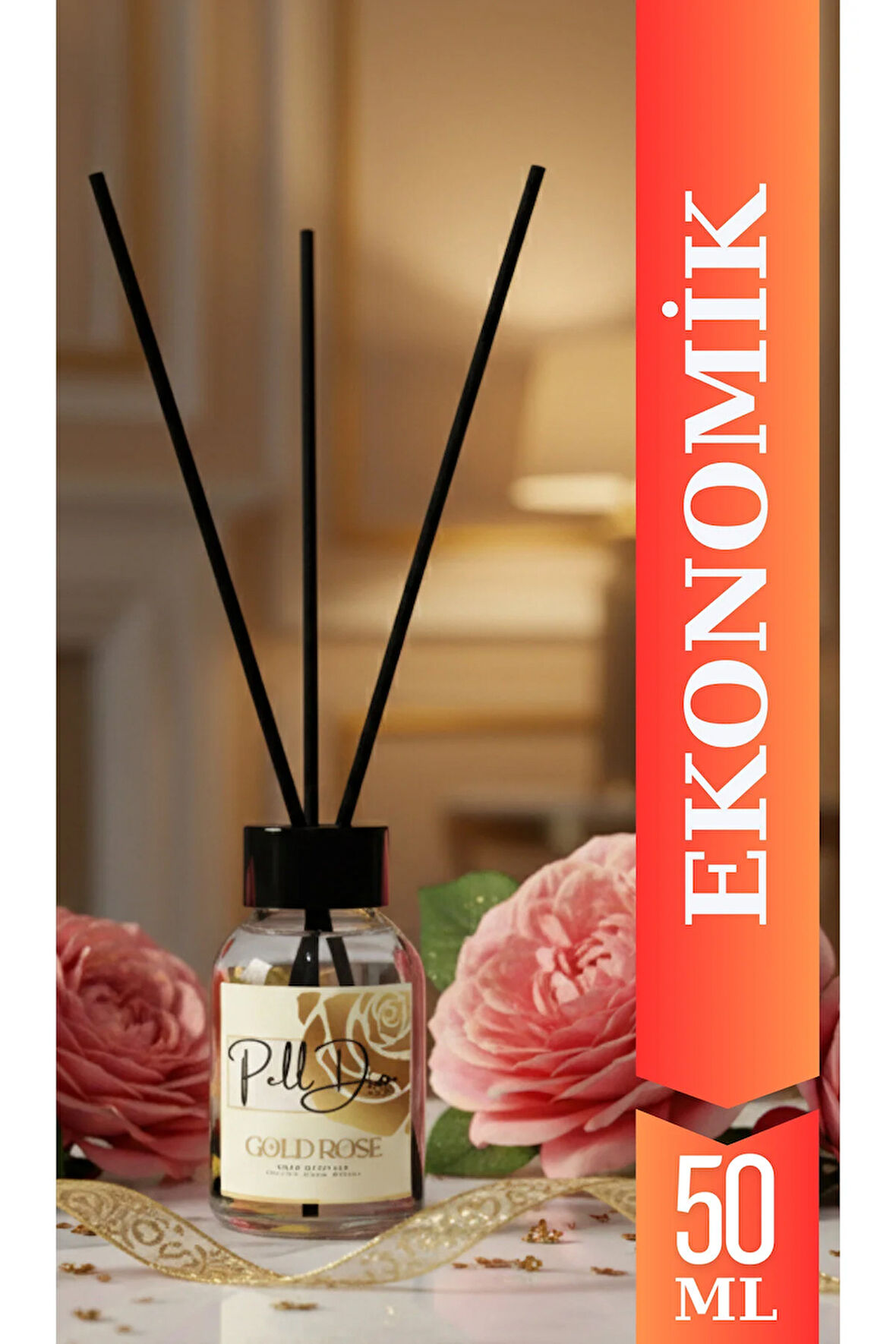 Gül Eko Çubuklu Oda Kokusu - Kokulu Çubuk 50ml