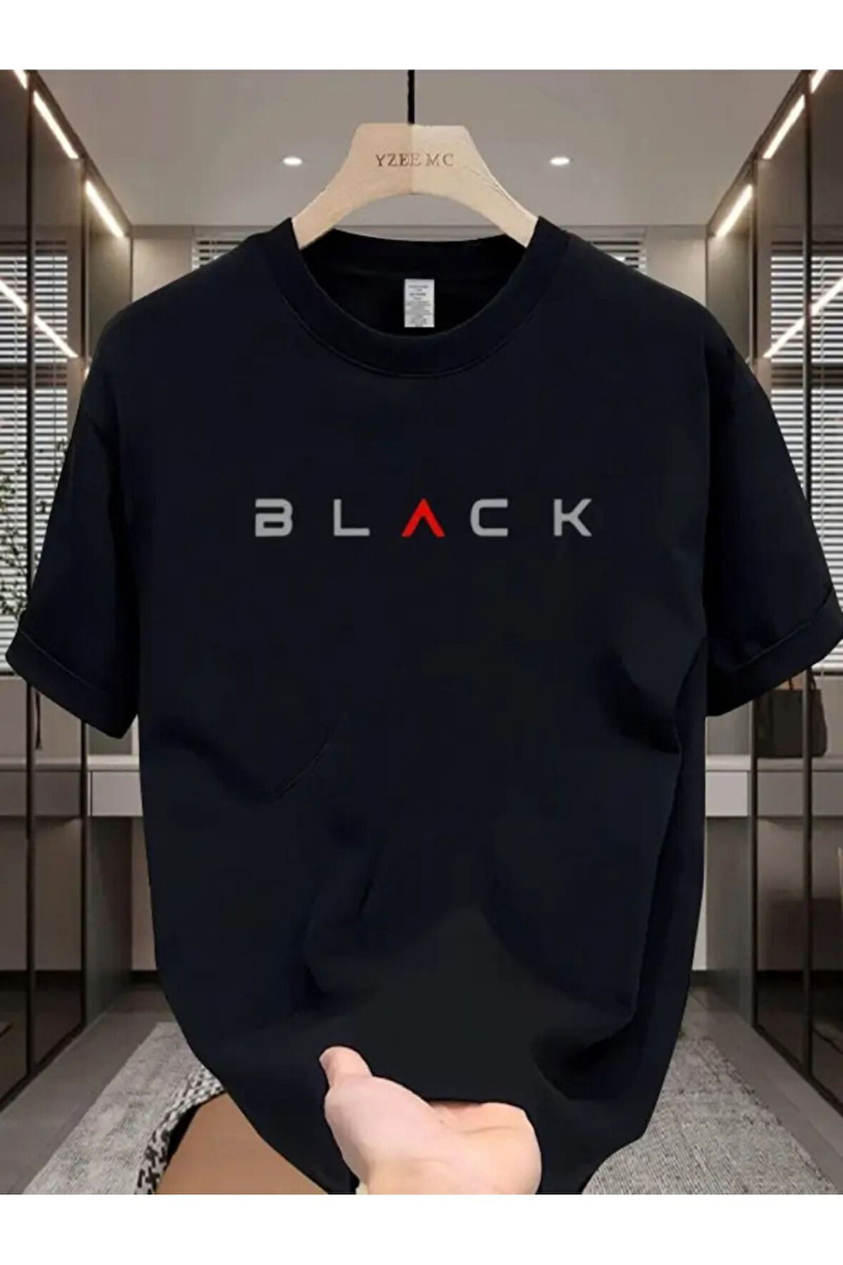 Newon Unisex Bisiklet Yaka Oversize Tshirt