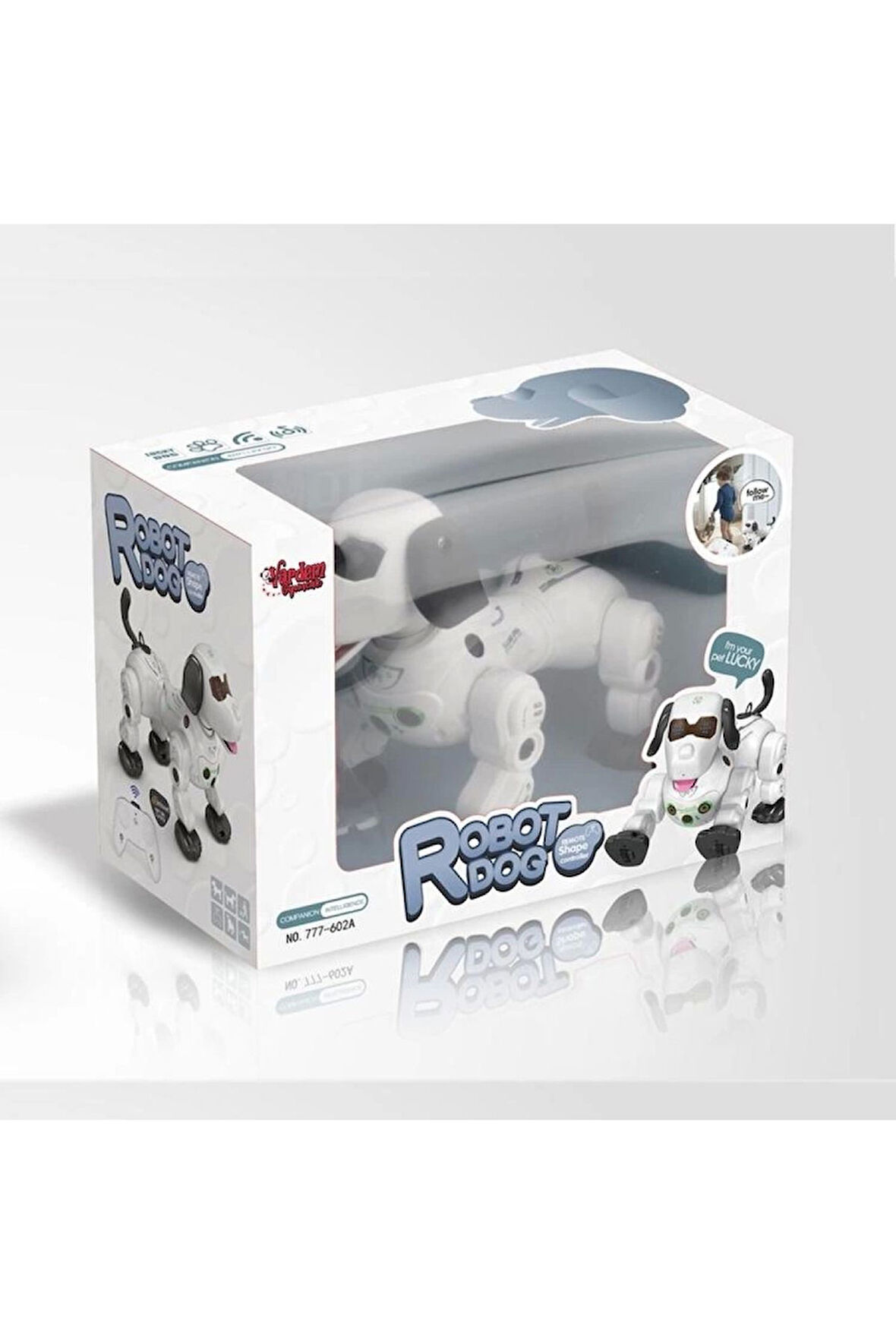 777-602a Uzaktan Kumandalı Işıklı Ve Sesli Akıllı Robot Köpek