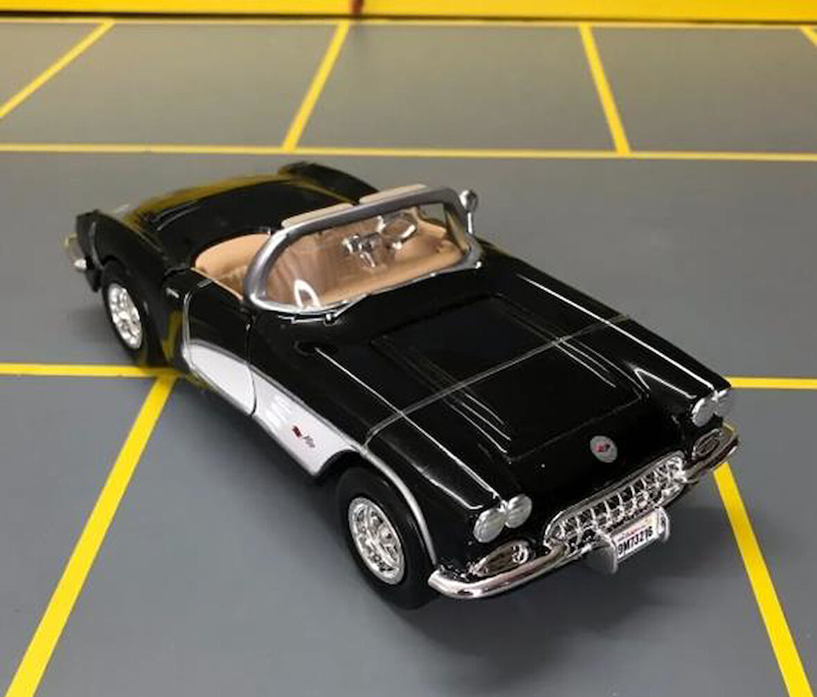 Vardem Koleksiyon 1 / 24  1959 Chevrolet Corvette Siyah Model Metal Araba