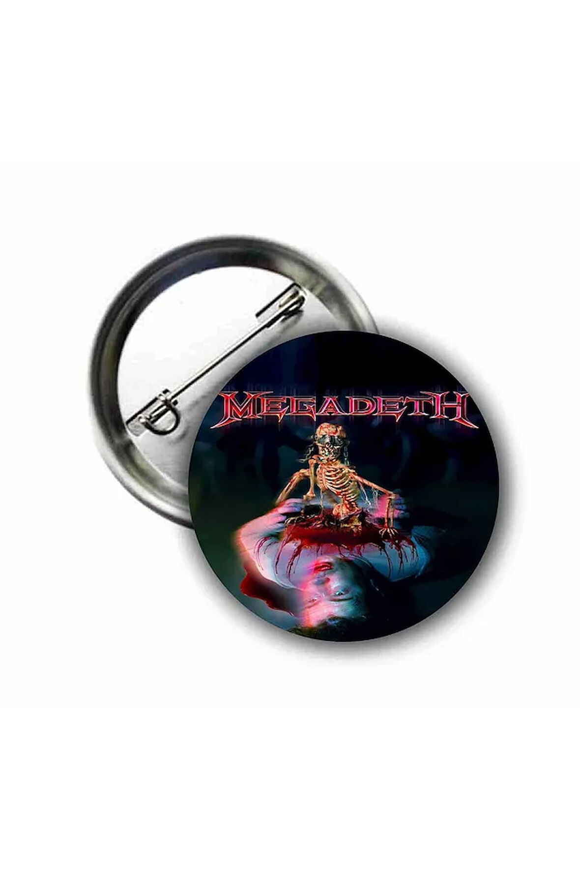 The World Needs a Hero - Megadeth Buton Rozet