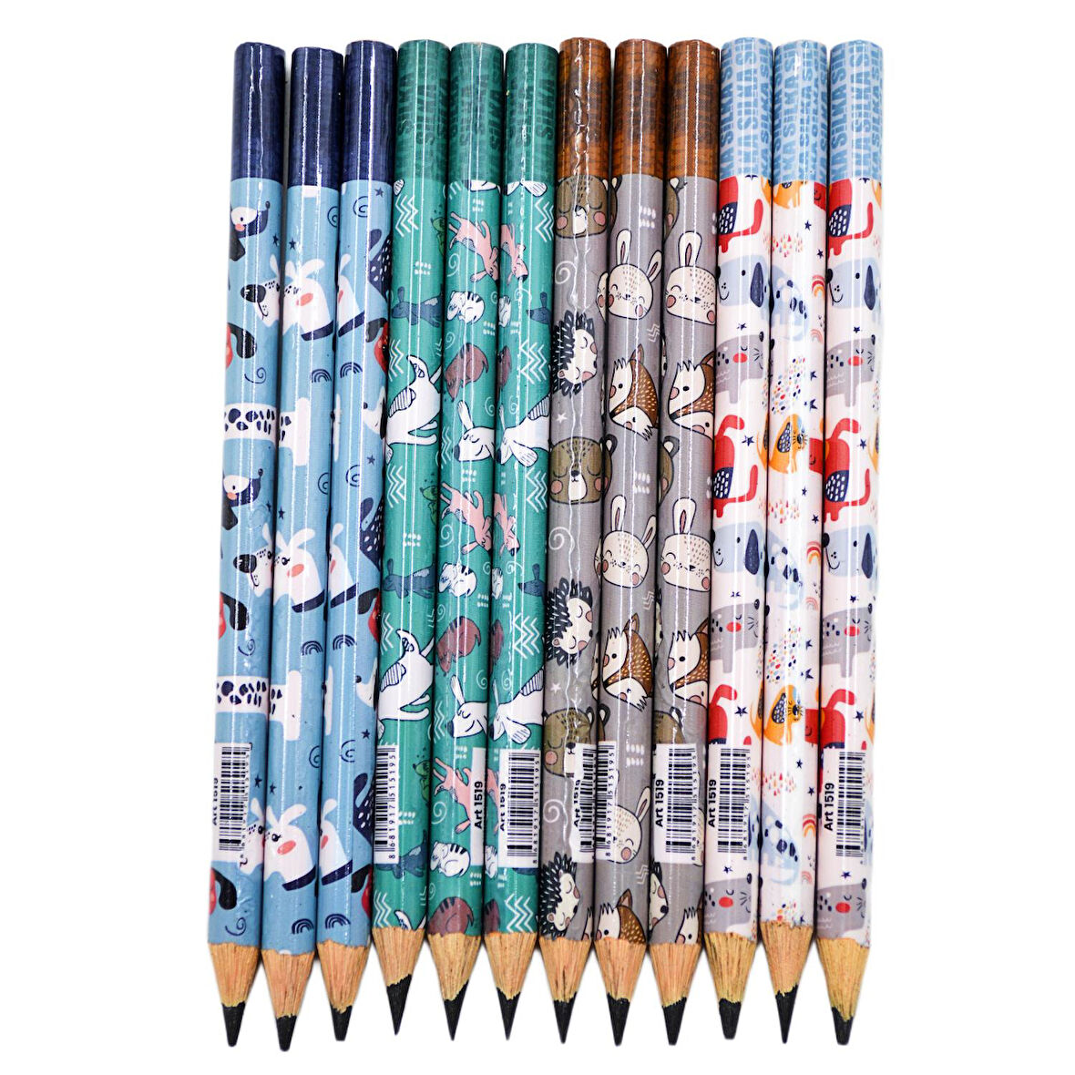 Silka Tri Jumbo Animal Folyo Kurşun Kalem (12 Adet)