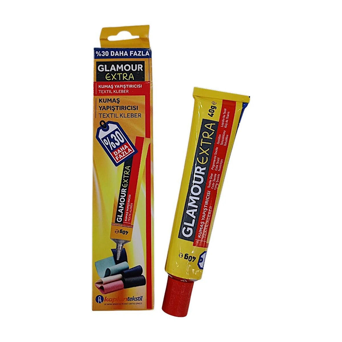 Glamour Extra Kumaş Yapıştırıcısı - Tekstil Kleber - 40 gr