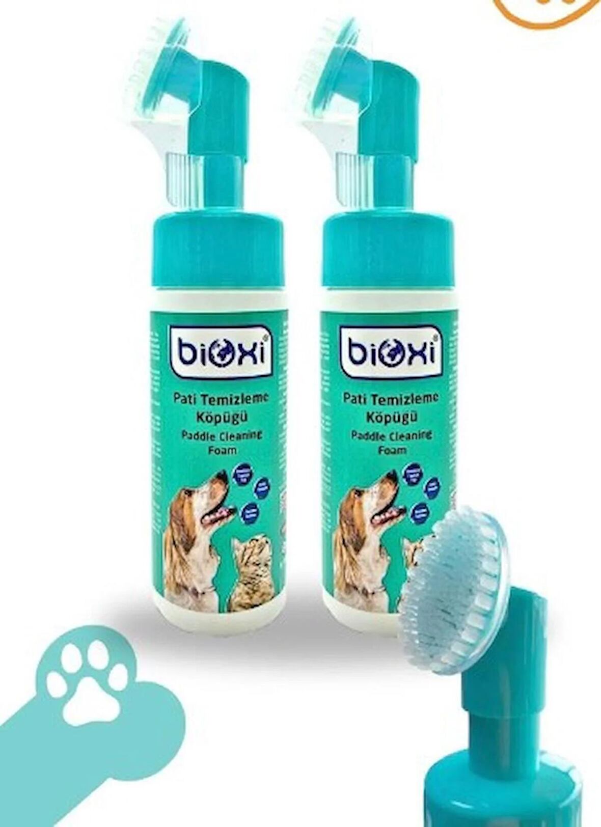 Bioxi Pati Temizleme Köpüğü 150 ml 2'li Set Köpek, Kedi Ürünleri