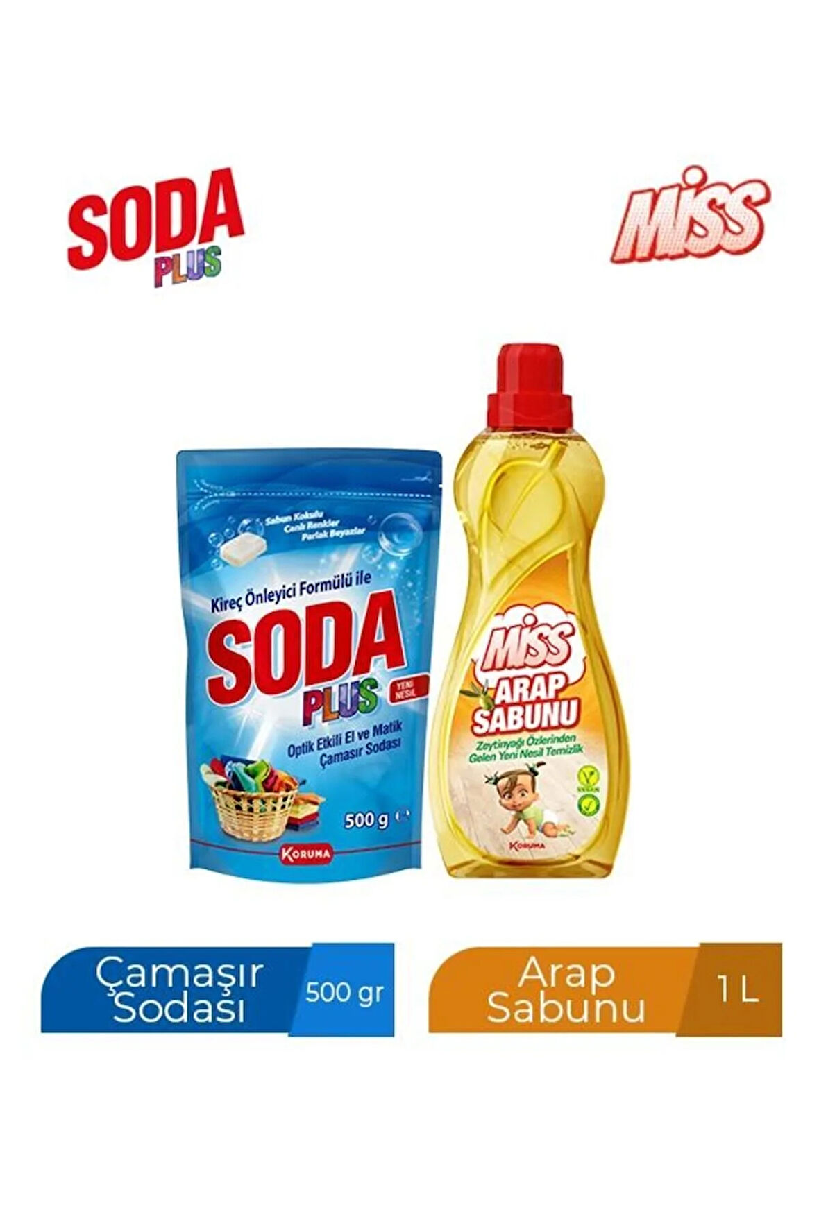 Arap Sabunu 1000 ml Soda Plus 500 gr