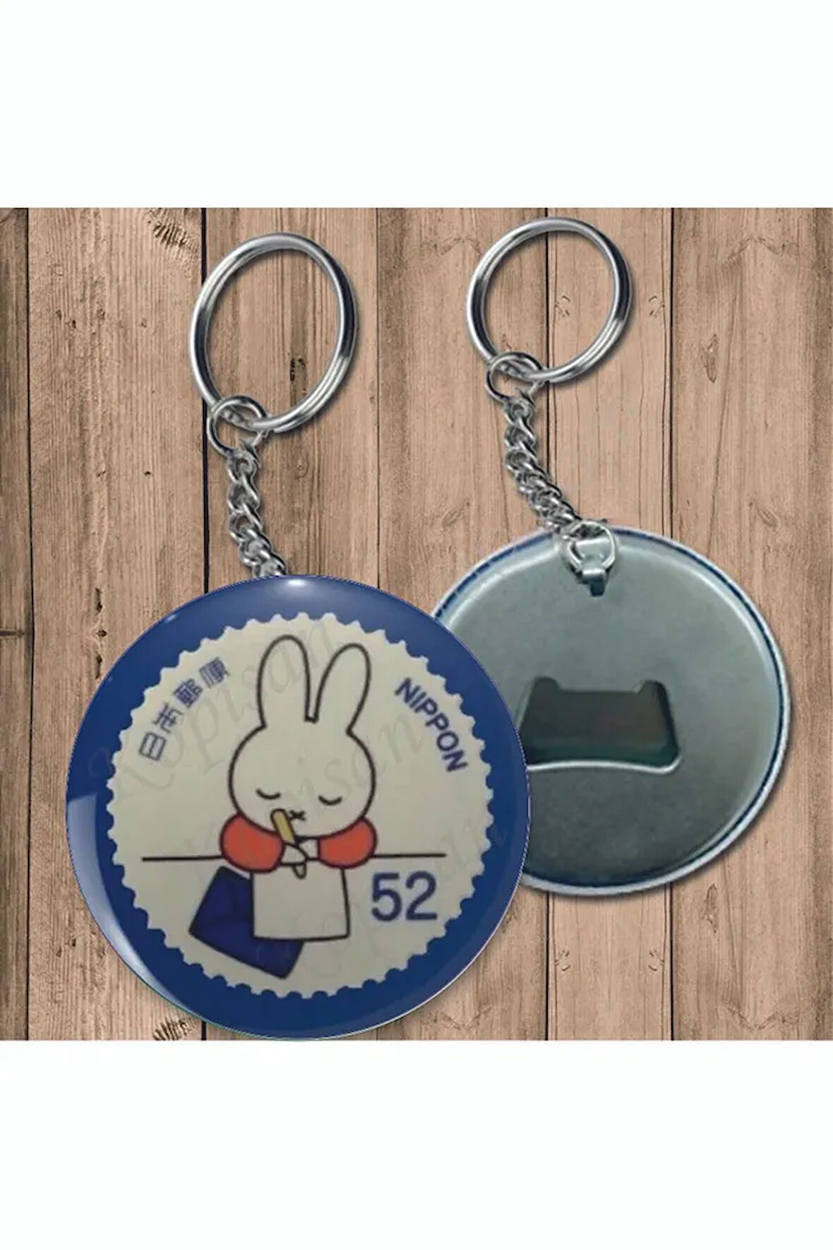 2 Adet Japon Cute Japanese Tavşan Temalı Y2K Soft Temalı Açacaklı Anahtarlık
