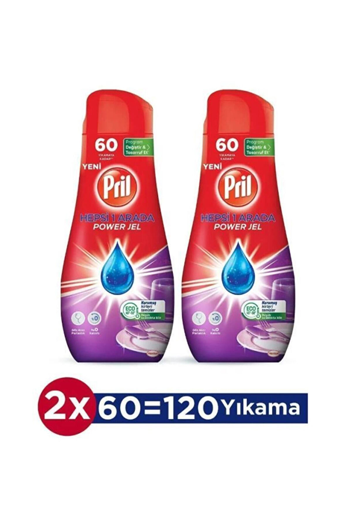 Pril Excellence Premium 5’i 1 Arada 40'lı Kapsül 2'li Set (80 Kapsül)