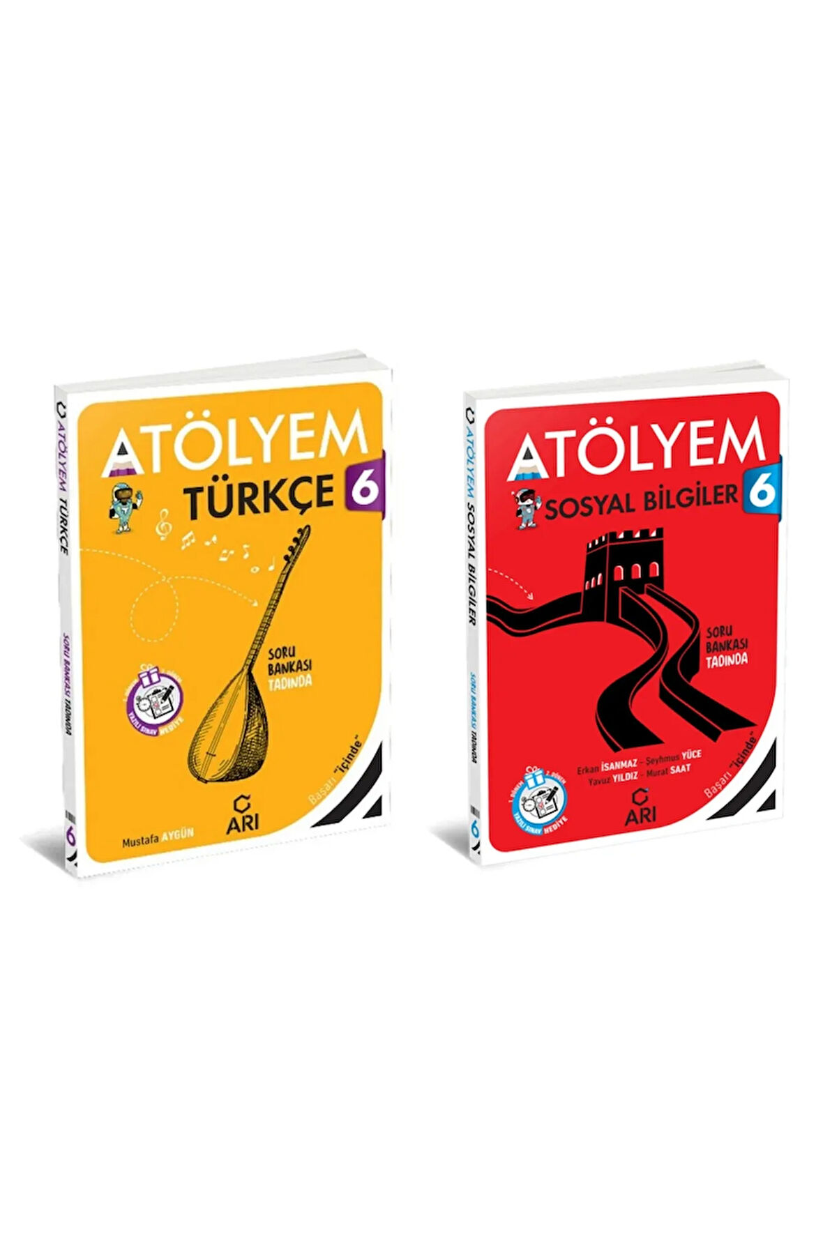 2024-2025 Arı Yayıncılık 6. Sınıf Türkçe Sosyal Bilgiler Atölyem Set 2 Kitap !
