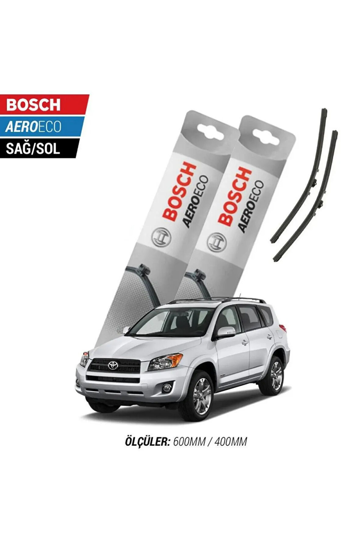 Toyota Rav4 2008 Model Bosch Aeroeco Muz Silecek Takımı