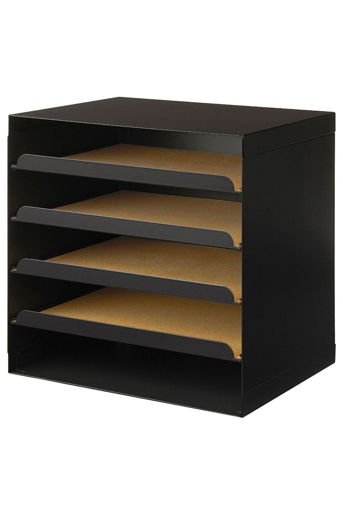 Evrak Rafı, Antrasit, Genişlik: 32 cm  Derinlik: 25 cm  Yükseklik: 32 cm