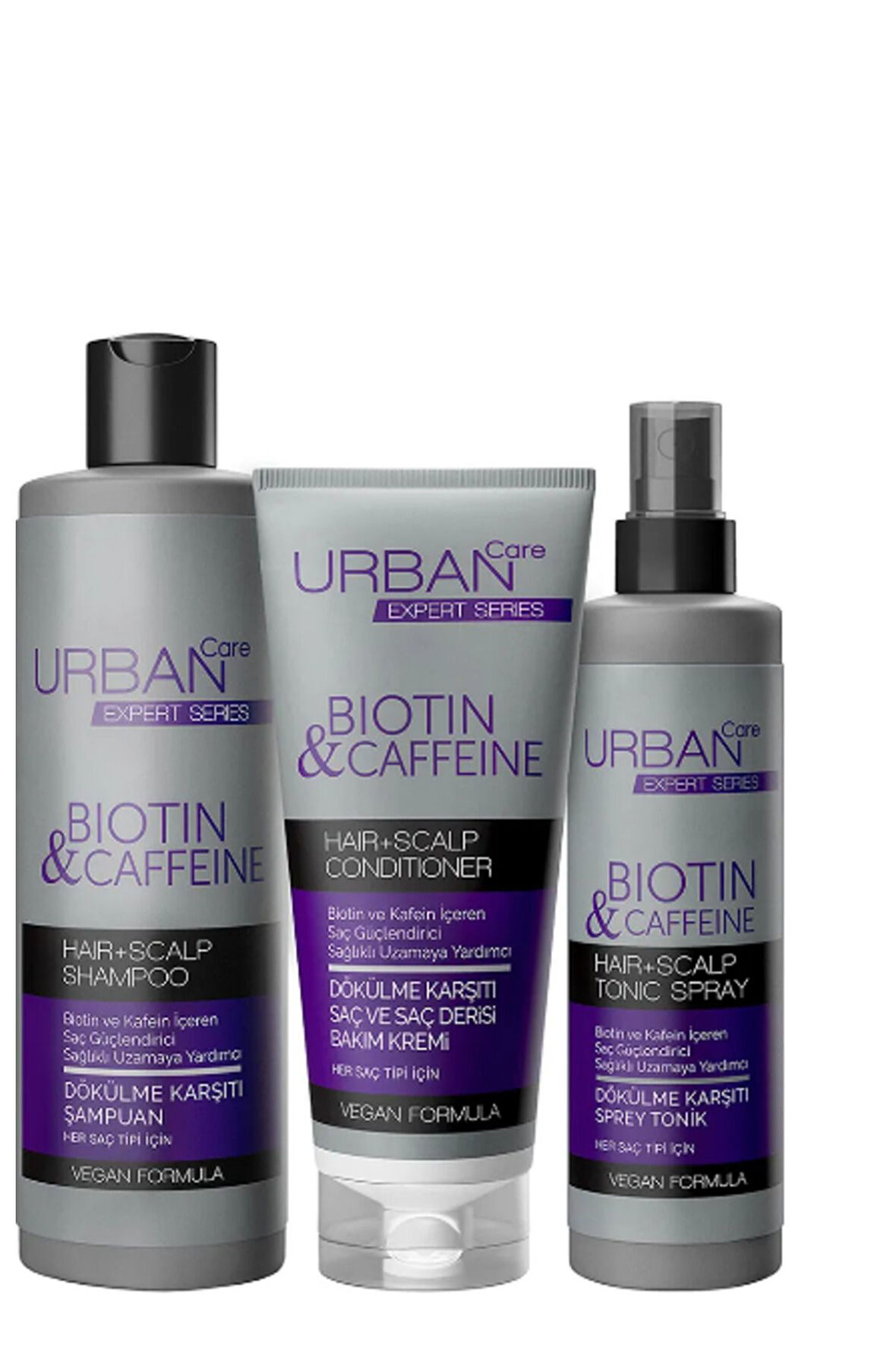 Expert Biotin Ve Kafein Serisi Dökülme Karşıtı Saç Bakım Seti - Hızlı Uzamaya Yardımcı