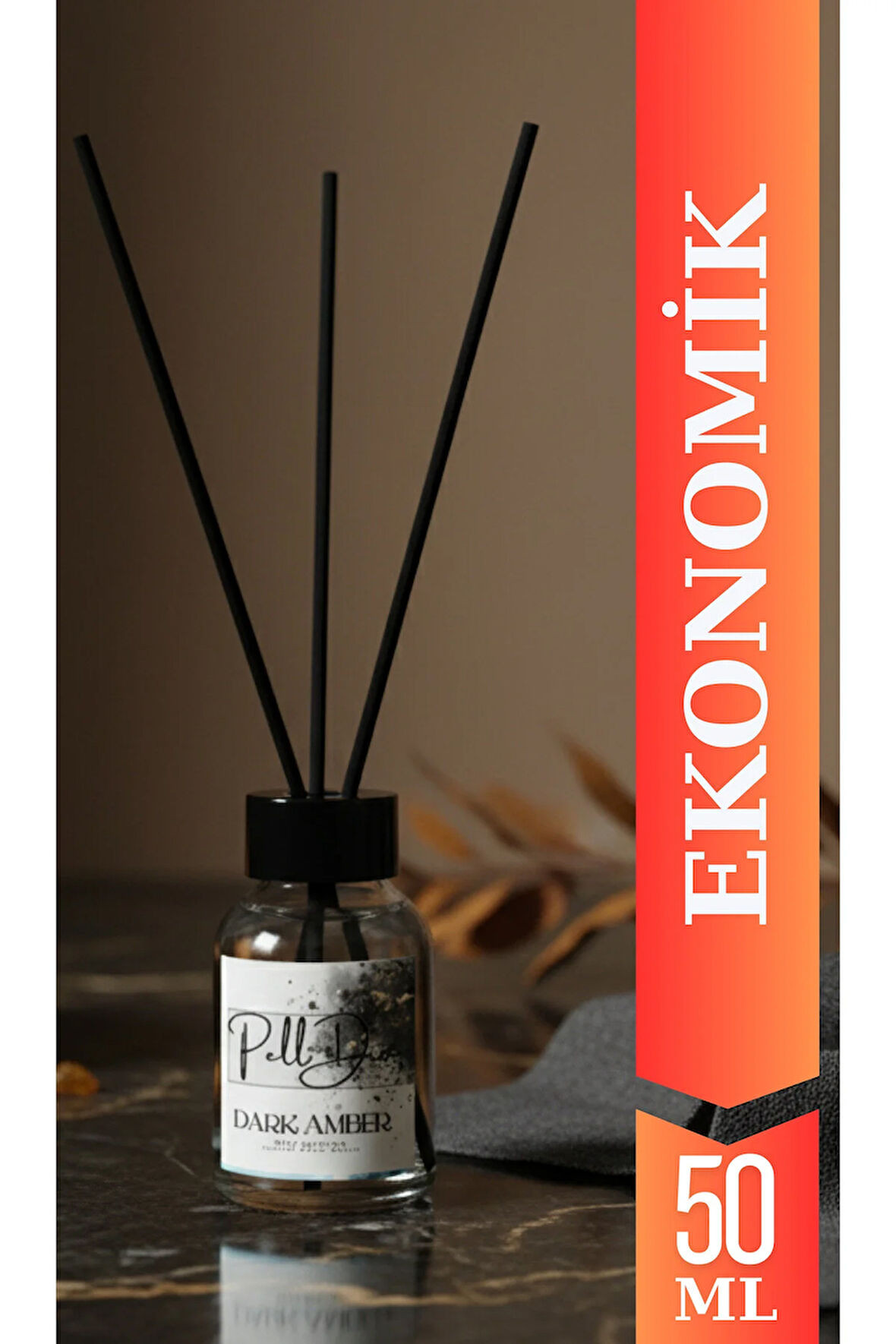 Amber Çubuklu Eko Oda Kokusu - Kokulu Çubuk 50ml