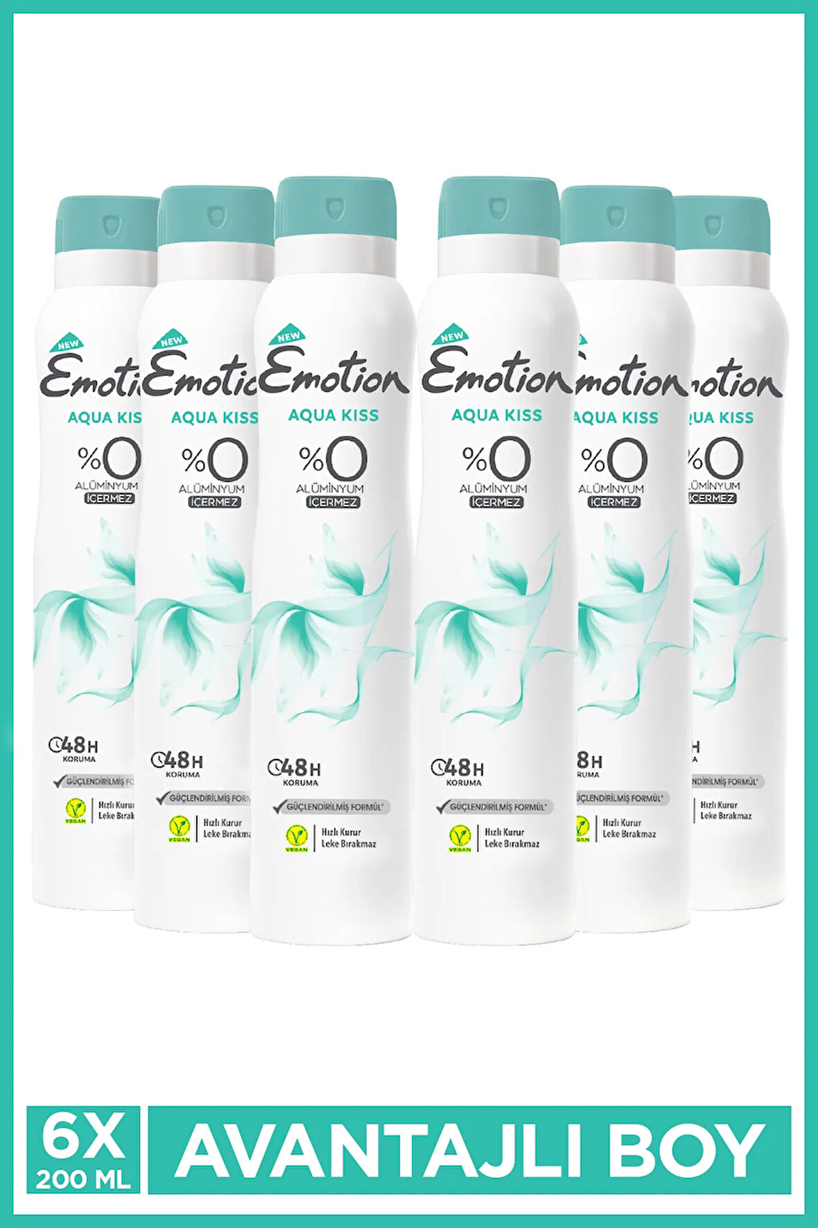 Aqua Kiss Deodorant 6x200 ml