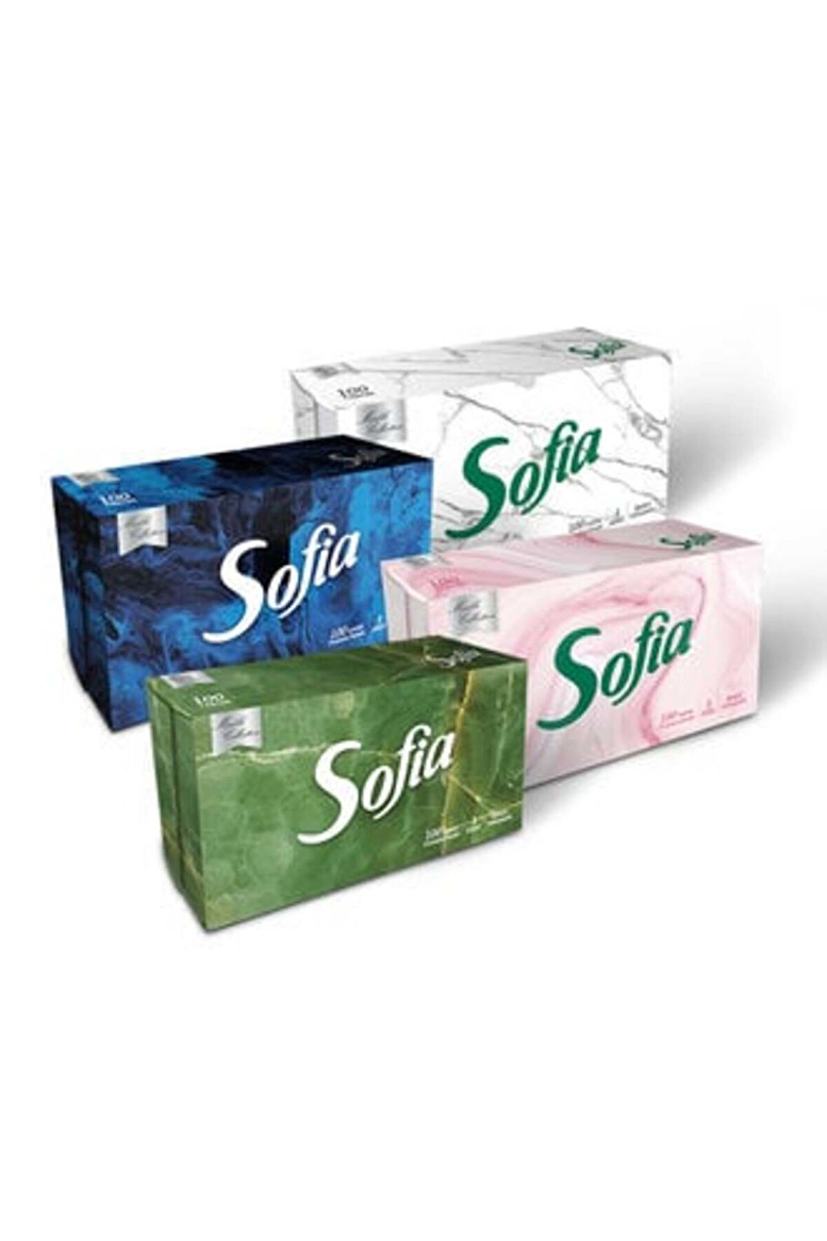 SOFİA Kutu Mendil 100'lü ( 1 ADET )