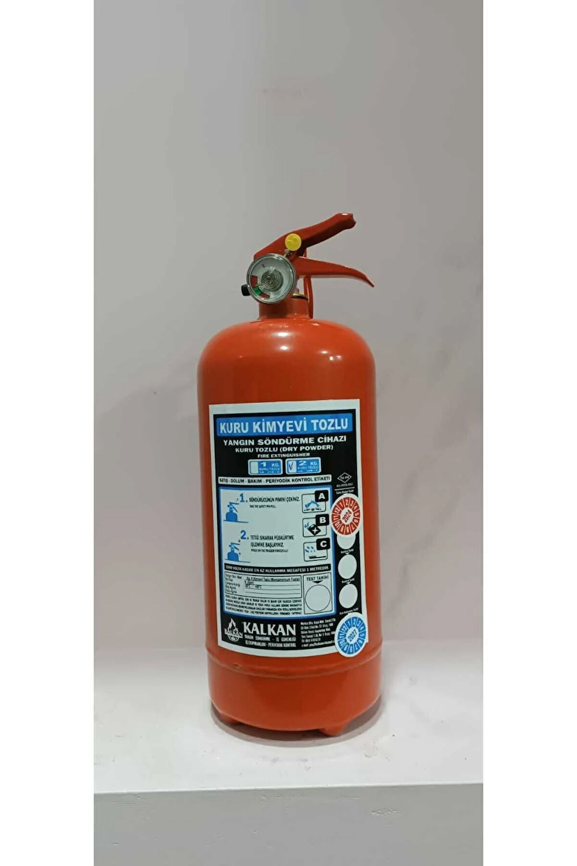 Yangın tüpü 2 kg TSE belgeli