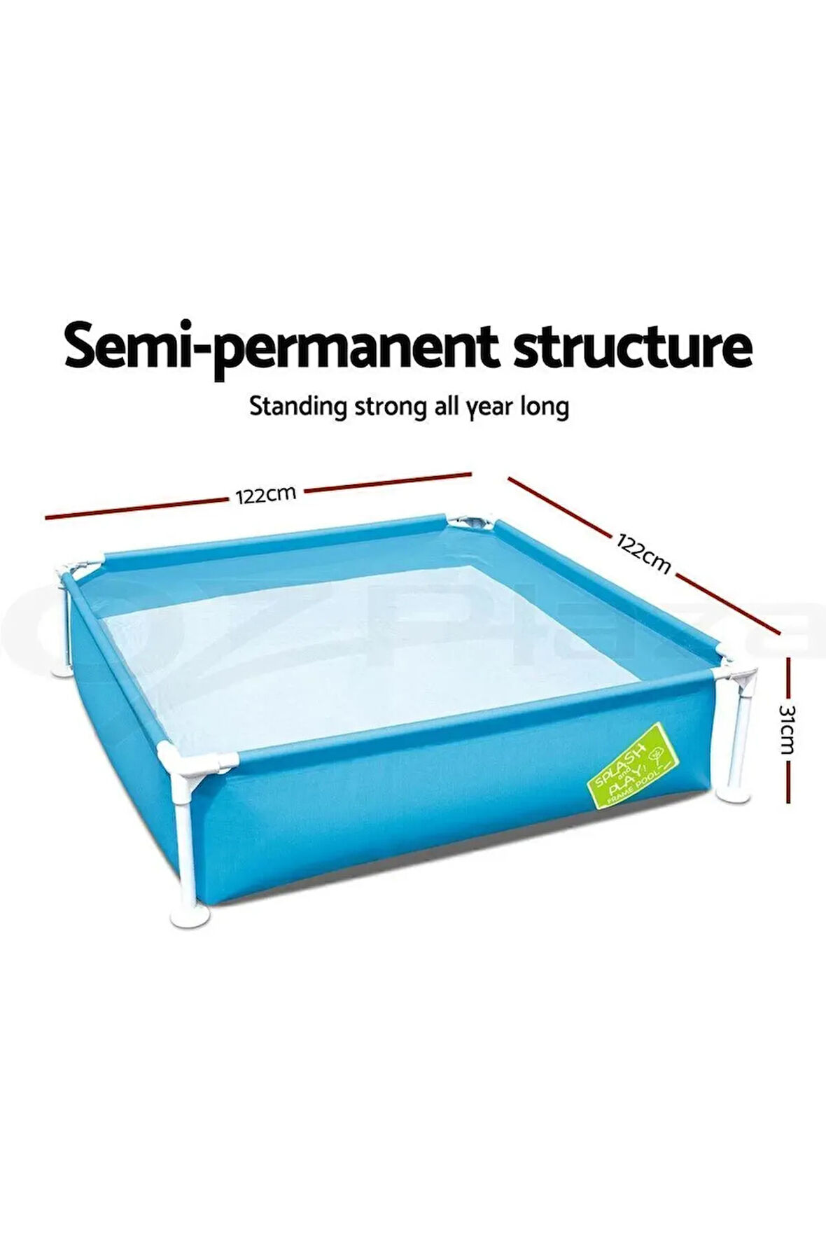 İNTEX mini prefabrik havuz 122x122x30cm IH57173