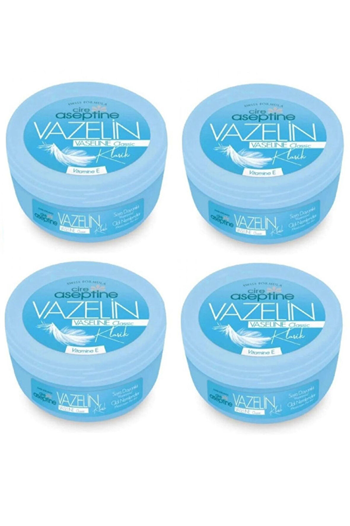 Cire Aseptine Vazelin Klasik 150 ml 4 Adet
