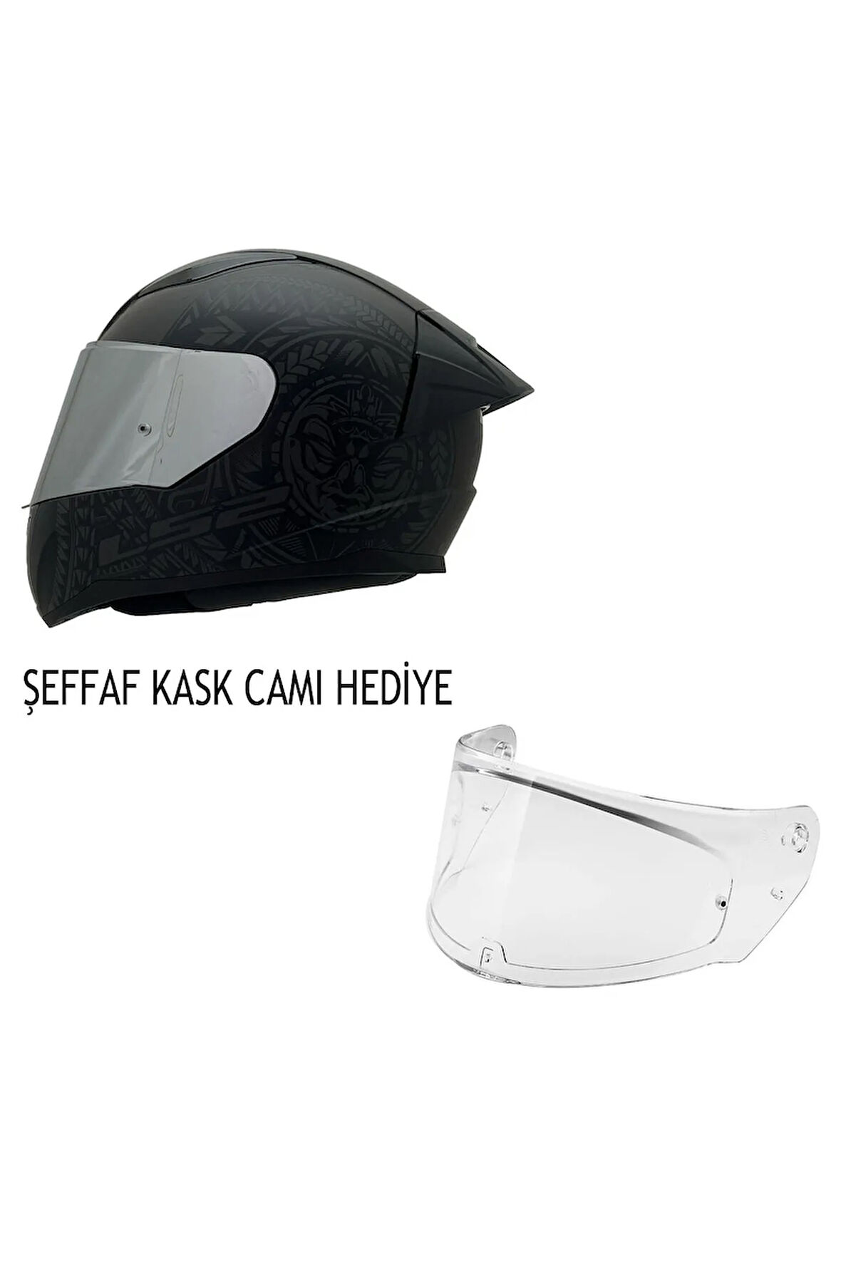 RAPID 2 SPOX GRİ-KIRMIZI KASK ŞEFFAF KASK CAMI HEDİYELİ
