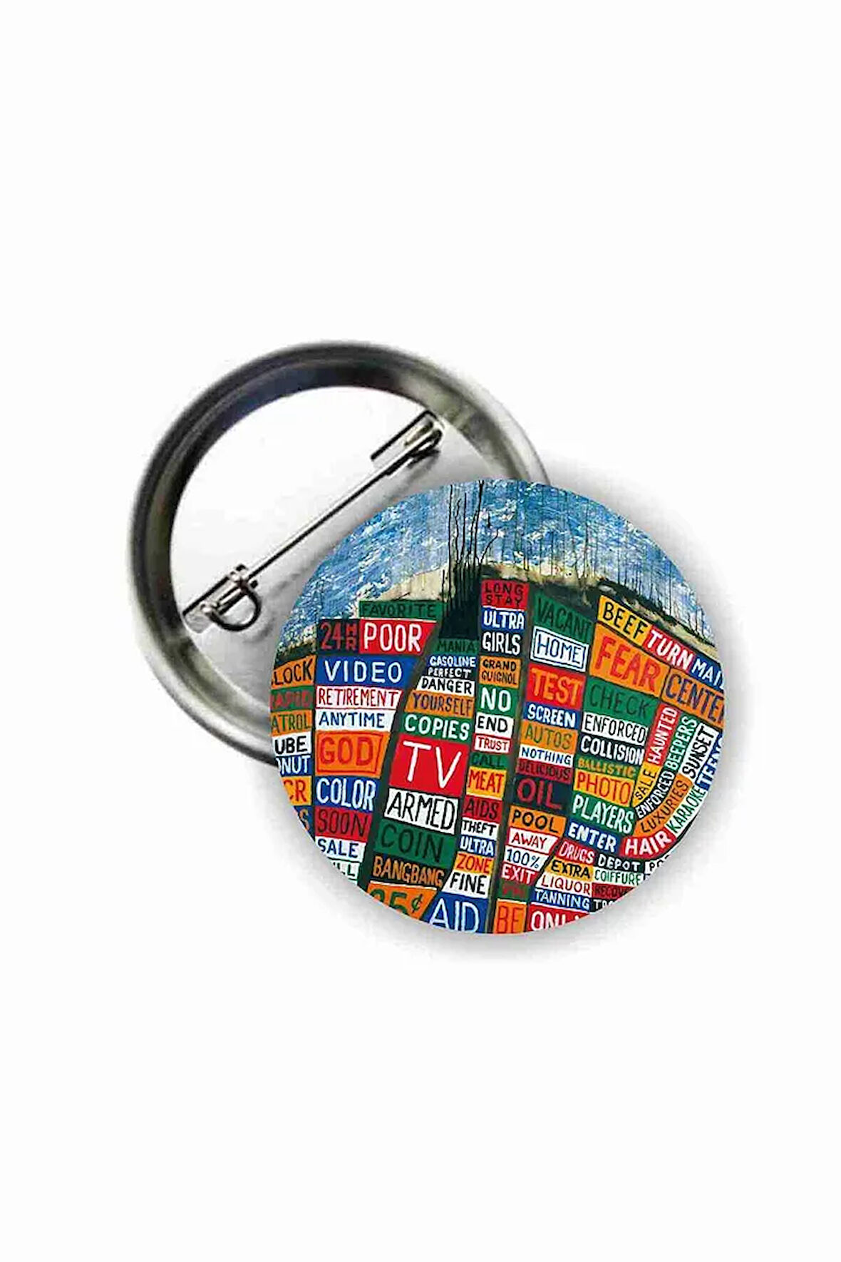 Radiohead Hail to the Thief Buton Rozet