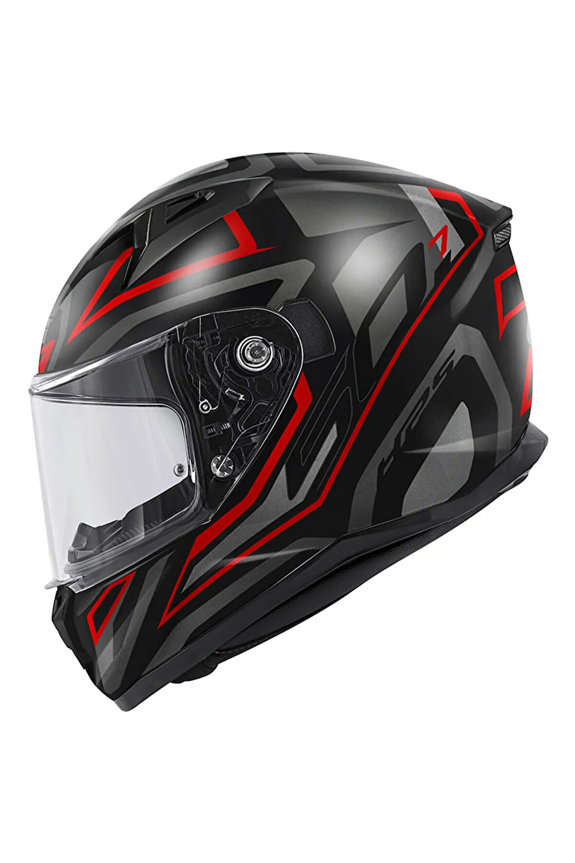 GİVİ KASK 50.7 PROTON MAT TITANIUM-KIRMIZI