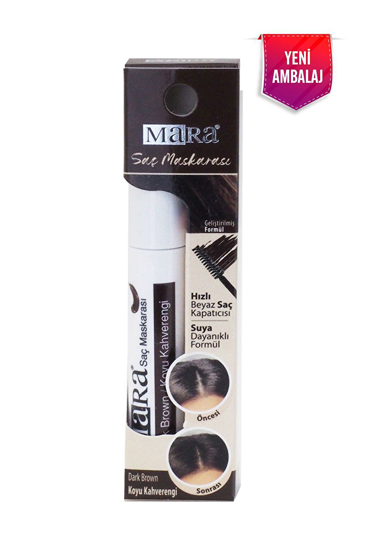  Mara Hair Mascara - Dark Brown*48 koyu kahve