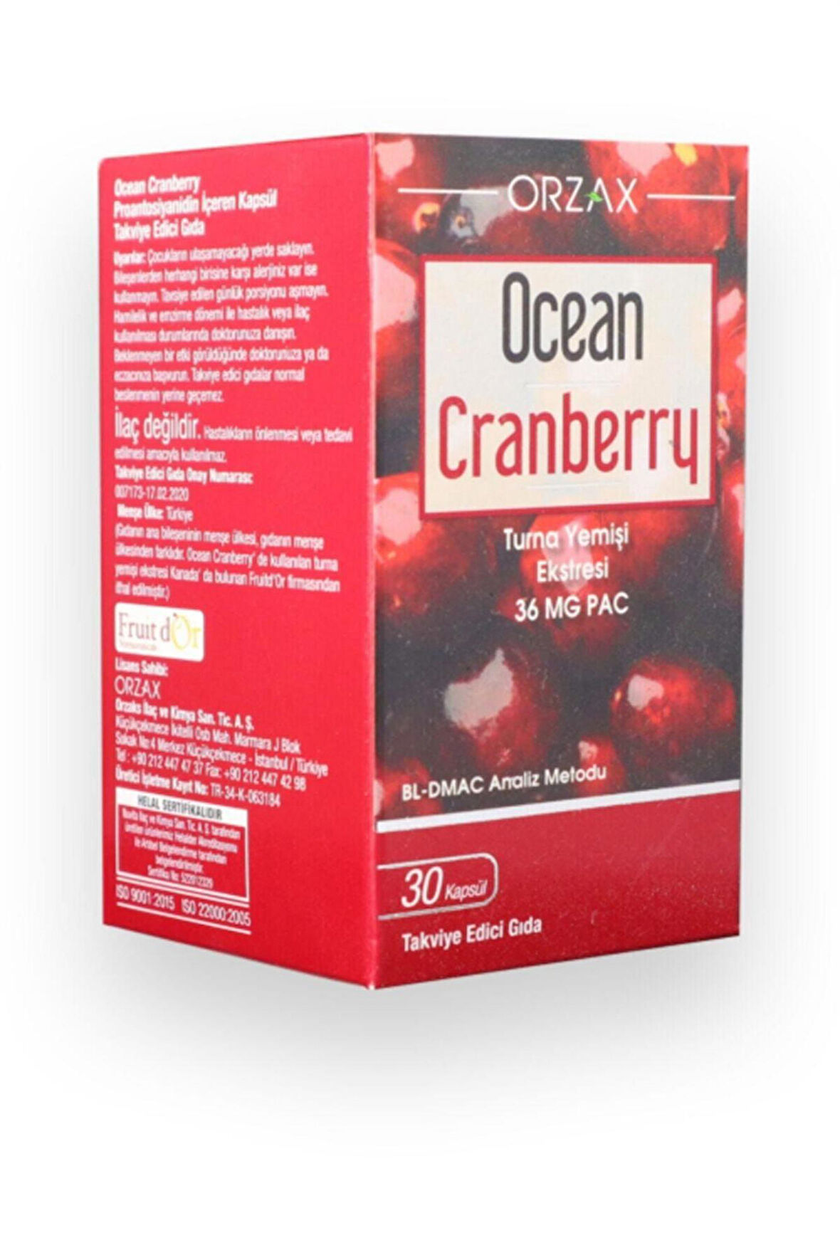 Ocean Cranberry 30 Kapsül