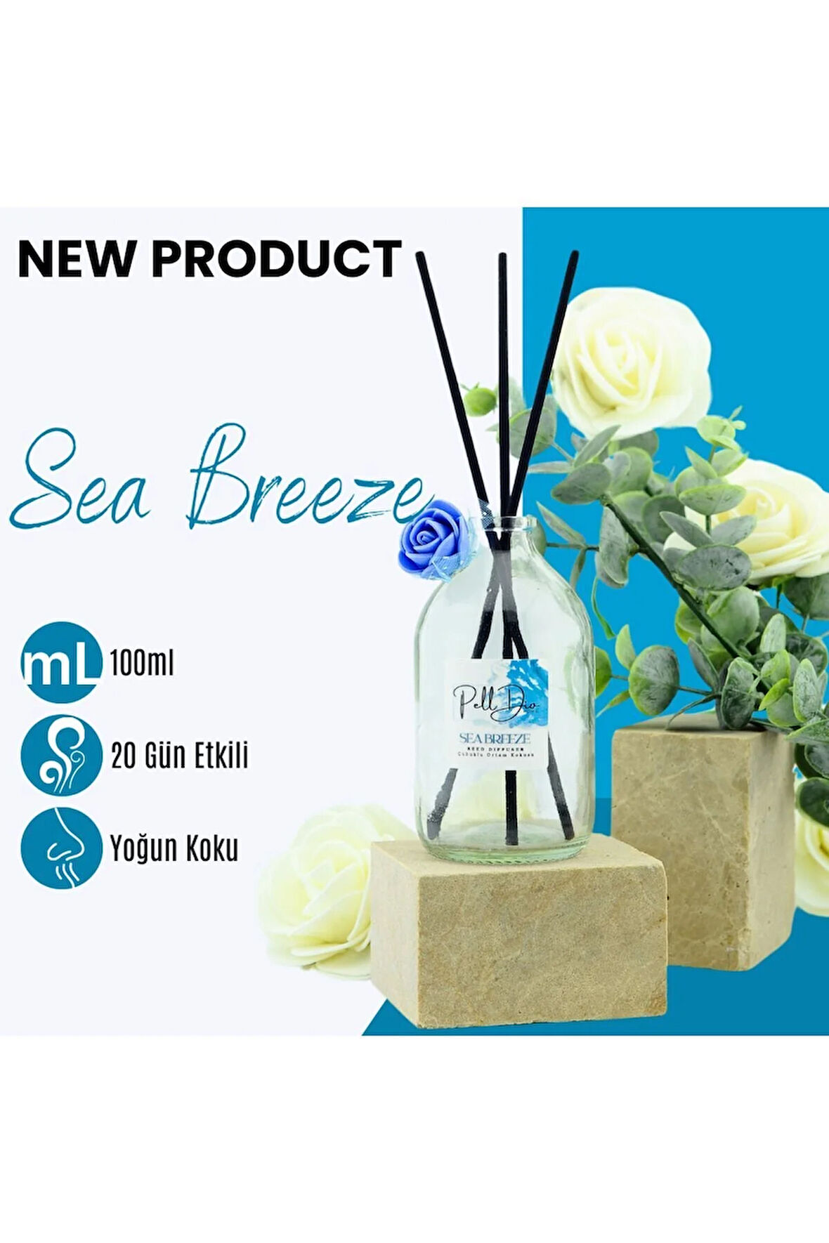 Okyanus Esintisi Eko Çubuklu Oda Kokusu - Kokulu Çubuk 100ml