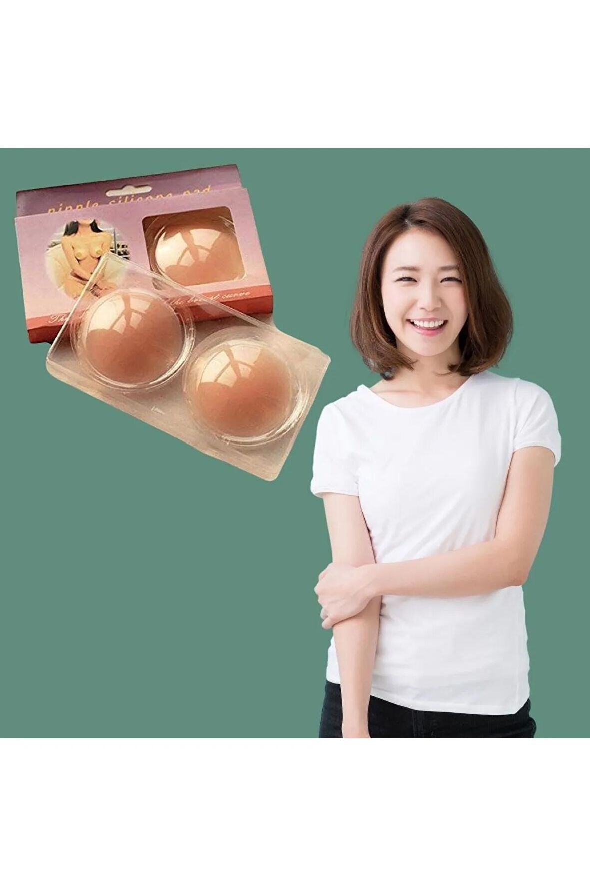 CLZ192 Göğüs Ucu Gizleyen Şeffaf Silikon Ped - Nipple Silicone