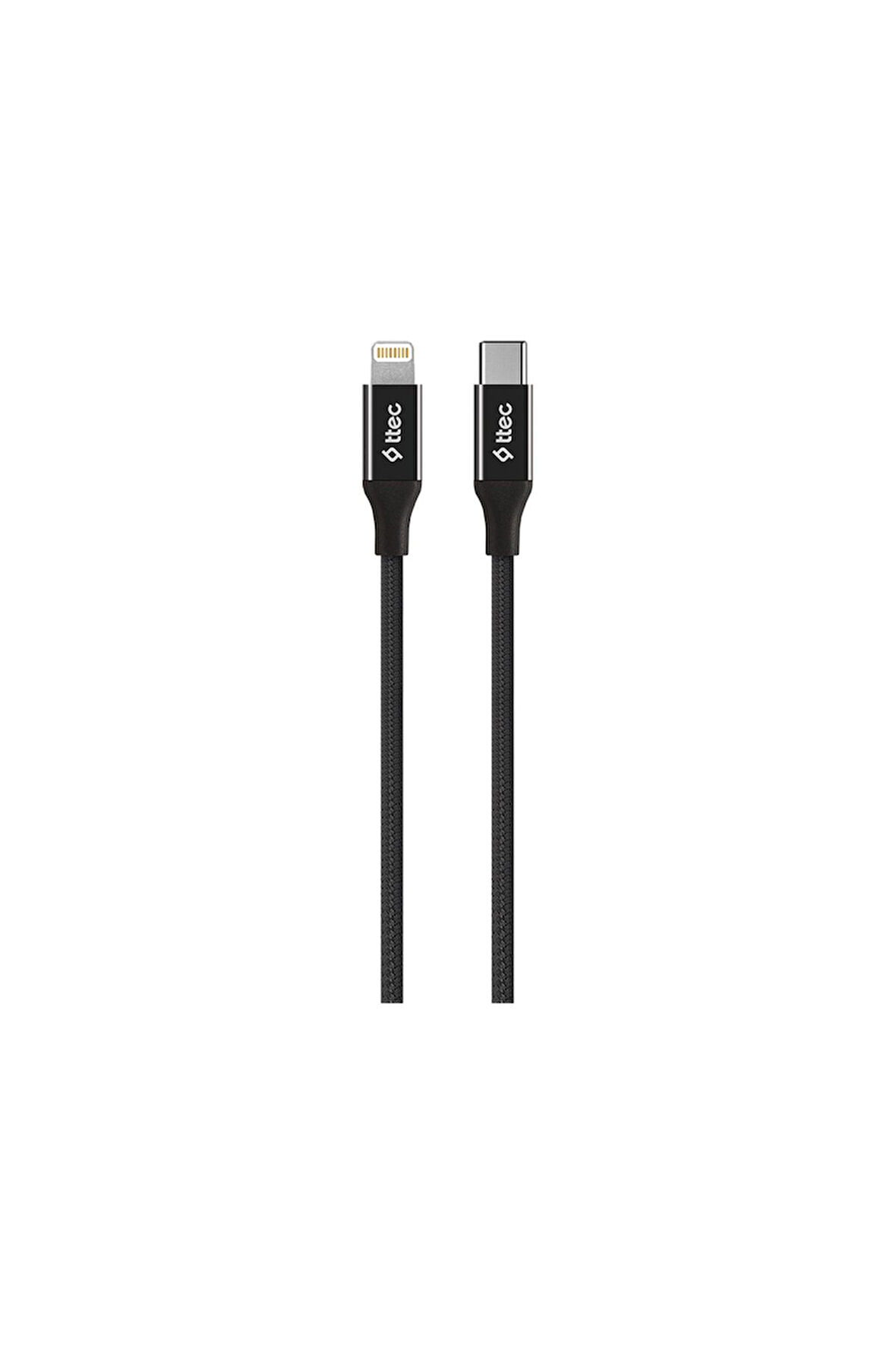 USB-C - Lightning Hızlı Şarj Kablosu 150cm 2DK41 ttec AlumiCable Halat Kablo