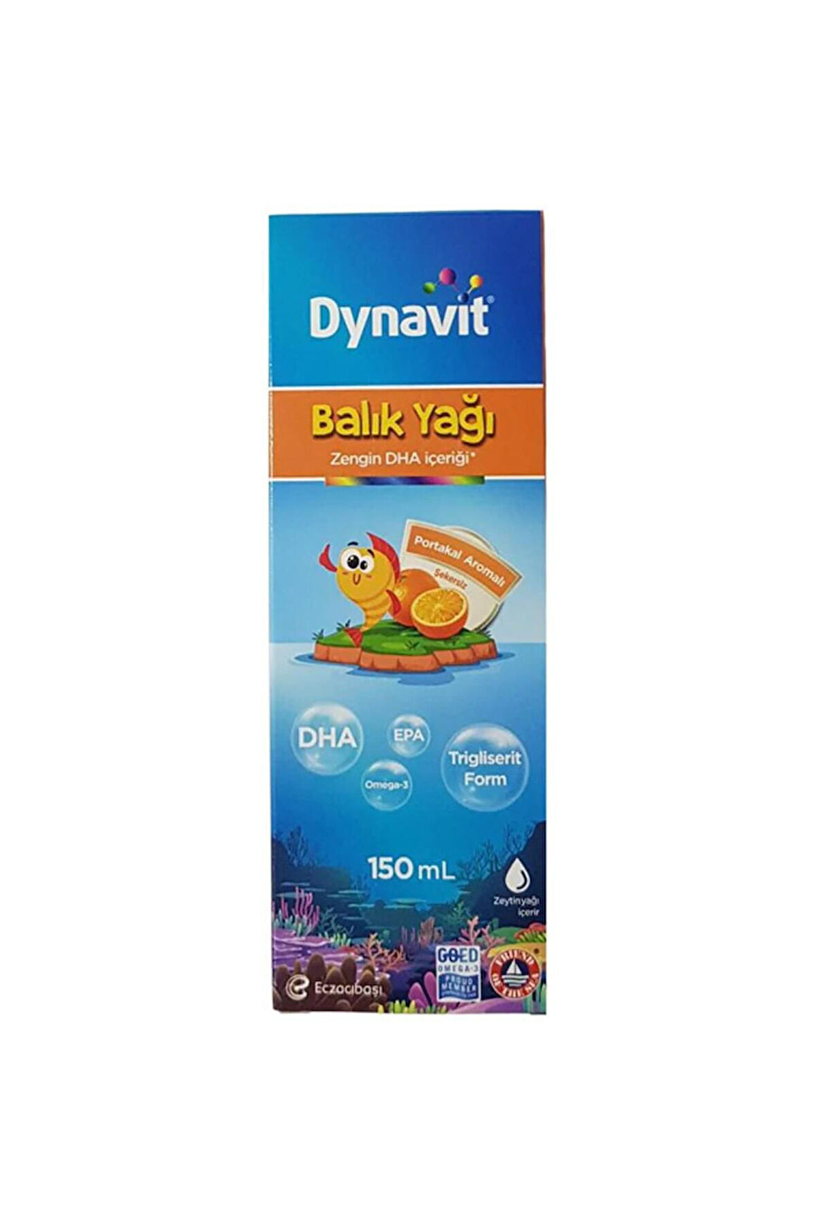 Balık Yağı Şurubu Portakal Aromalı 150 Ml