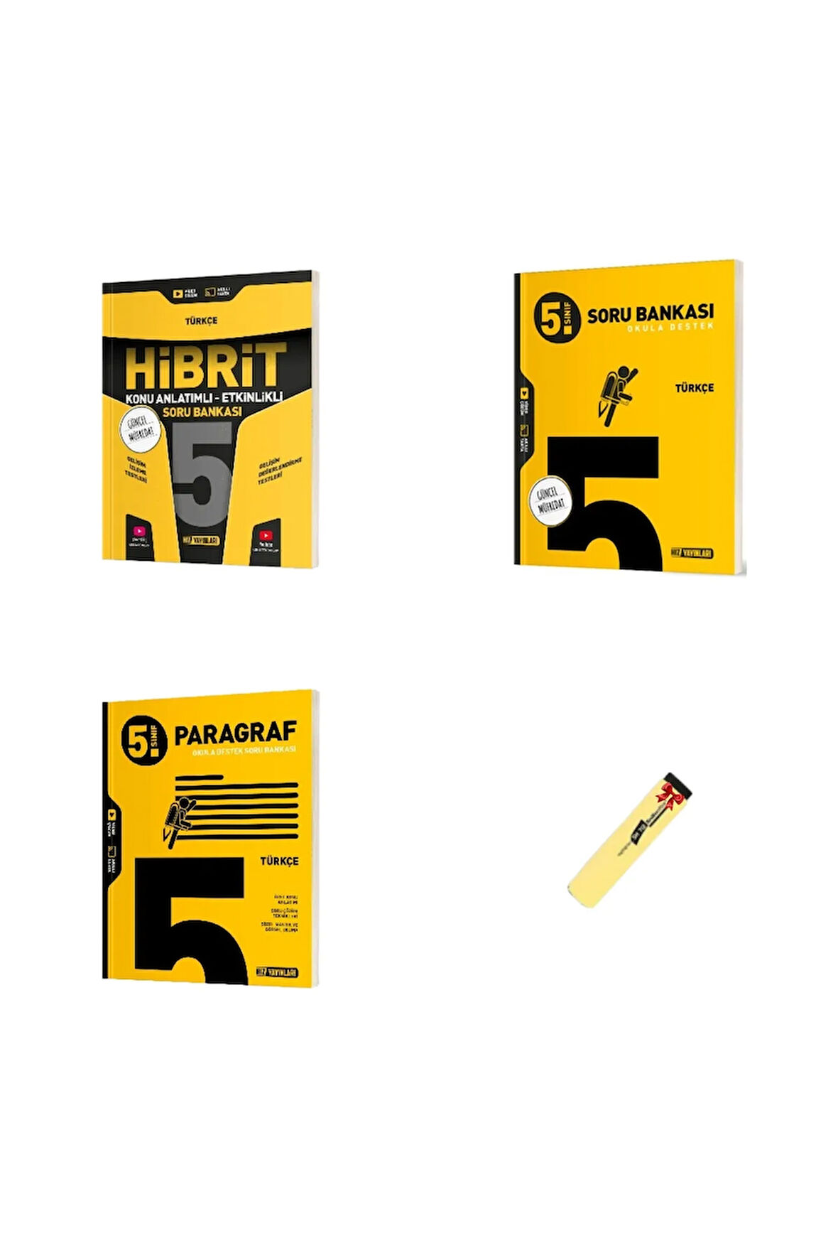 5. Sınıf Hibrit ve Soru Bankası Türkçe Paragraf 3lü Set