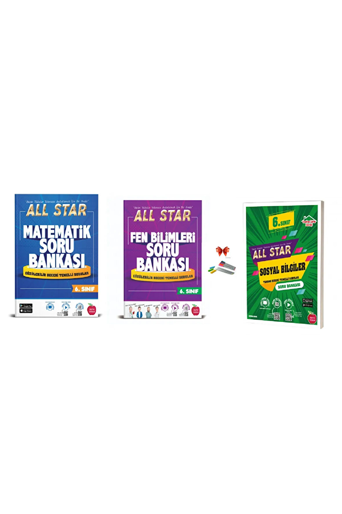 6.SINIF ALL STAR FEN BİLGİLER + MATEMATİK + SOSYAL SORU BANKASI