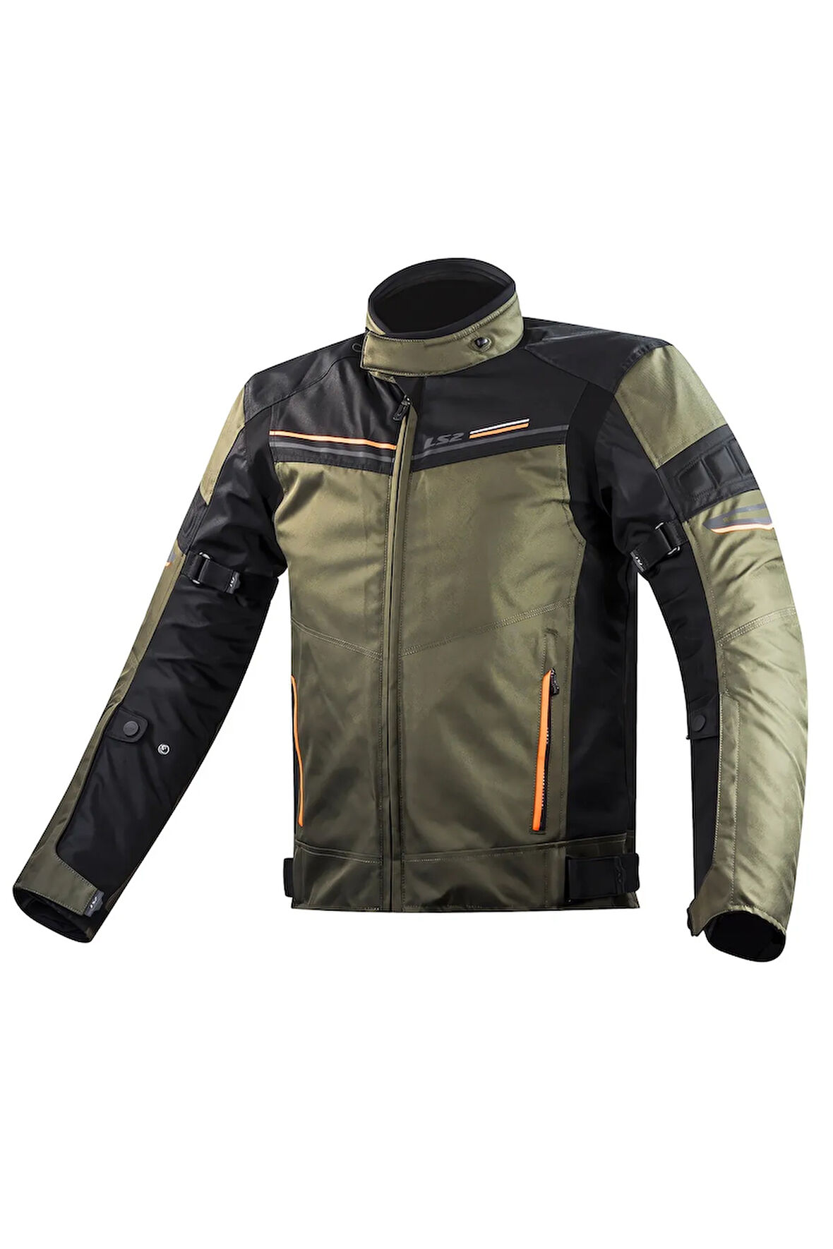 SHADOW KORUMALI MOTOSİKLET MONT HAKİ-SİYAH-NEON TURUNCU