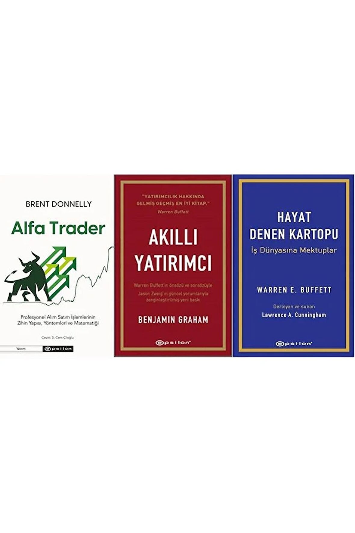 Alfa Trader + Akıllı Yatırımcı + Hayat Denen Kartopu 3 Kitap Set