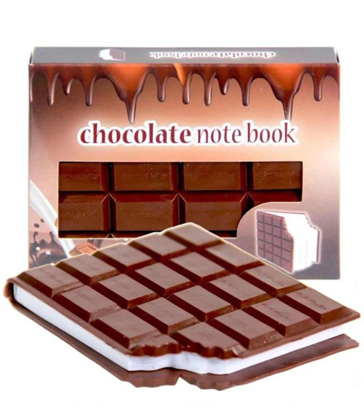 Chocolate Notebook Çikolata Görünümlü Not Defteri