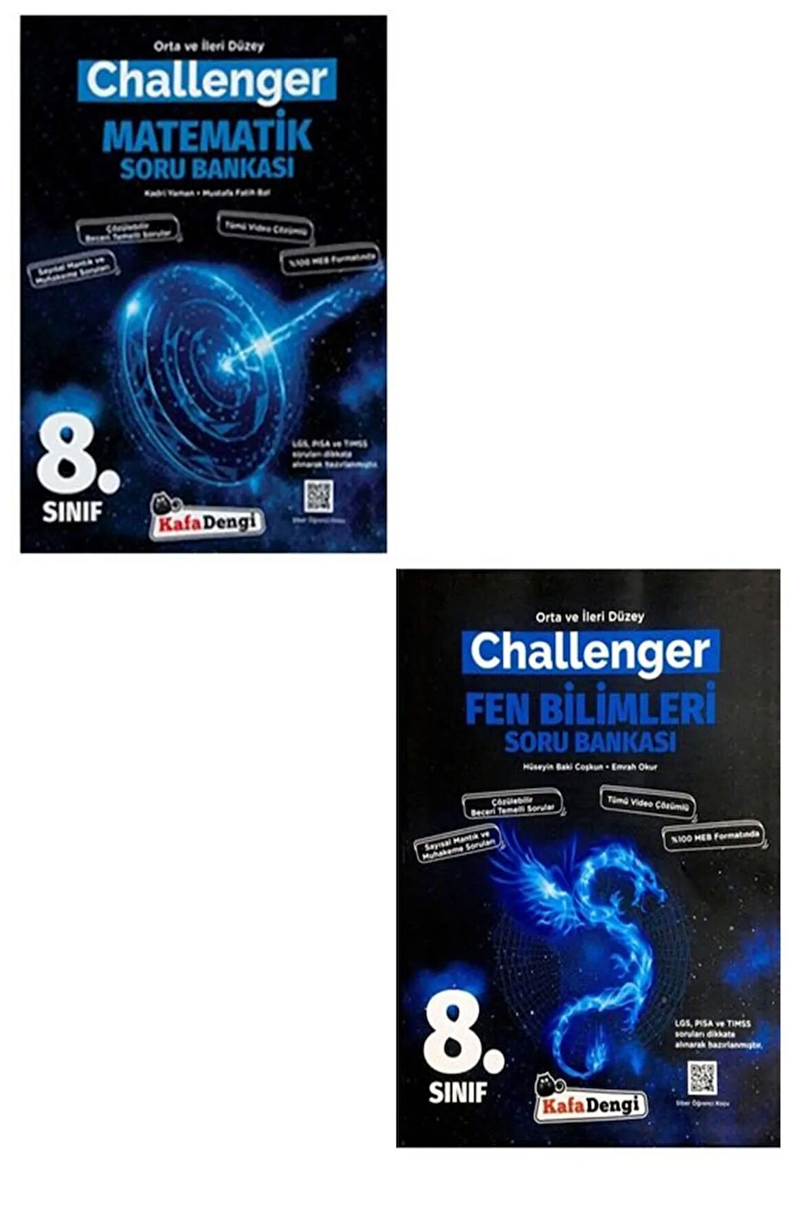 Matematik + 8. Sınıf Lgs Fen Bilimleri Challenger Soru Bankası Seti