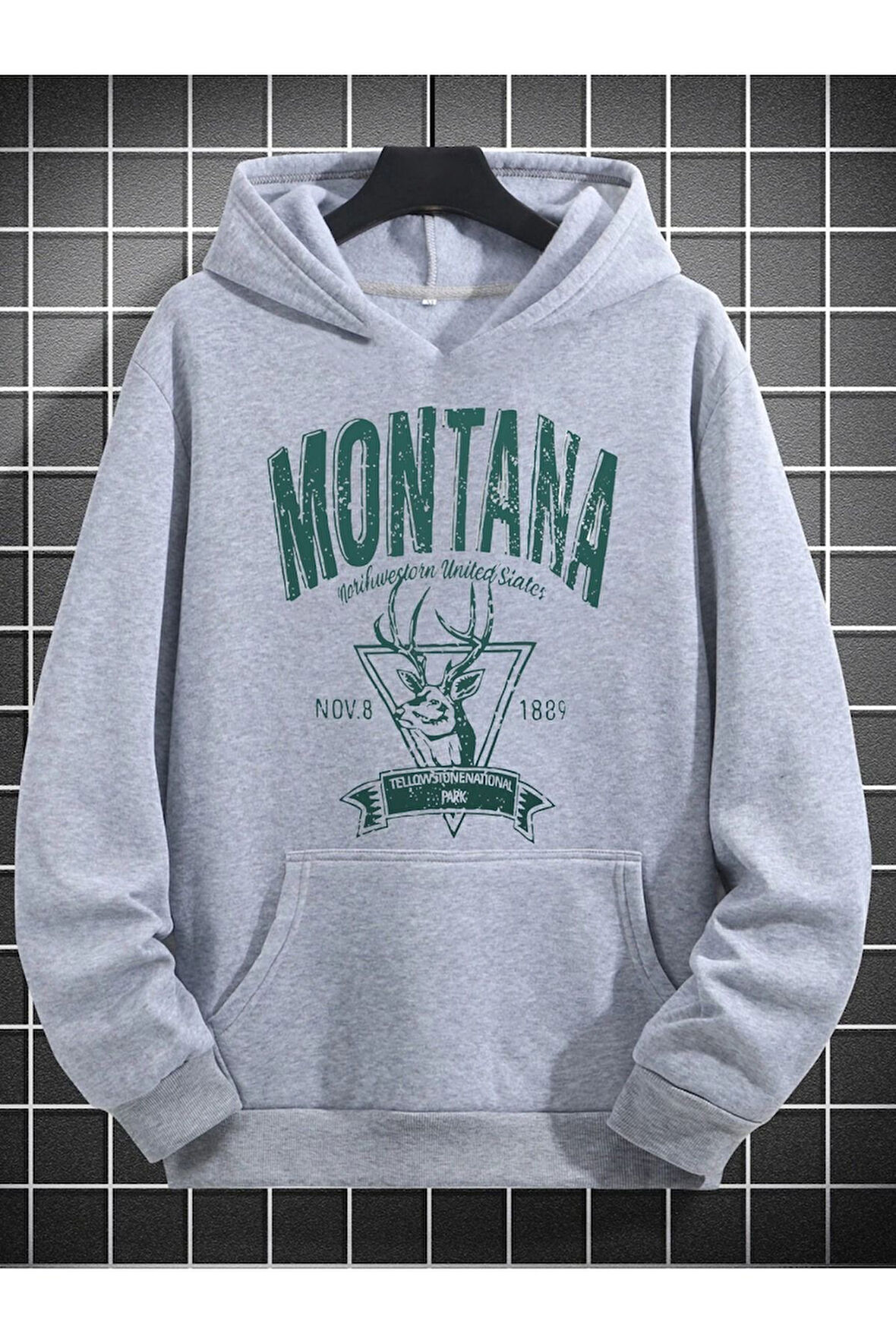 LUNAVISITA Siyah Erkek Basic Regular Fit Bisiklet Yaka Uzun Kollu Sweatshirt