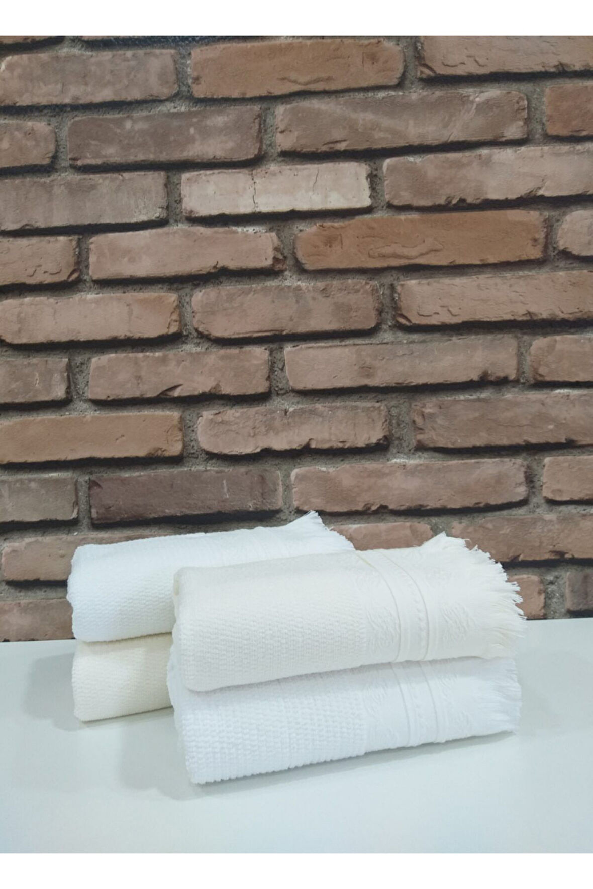 Özdilek Betty 4'lü Havlu Beyaz-krem